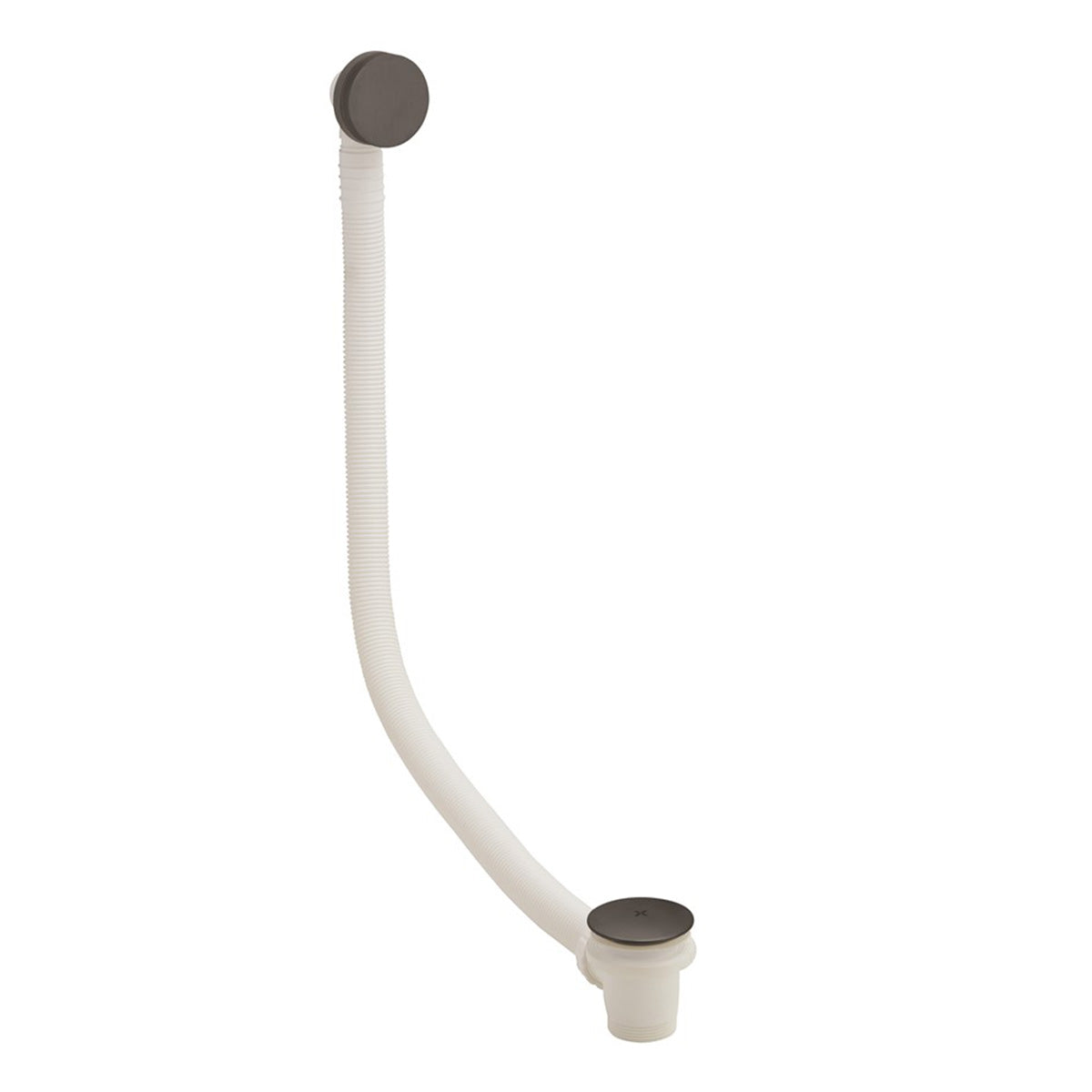 crosswater mpro click clack bath waste slate