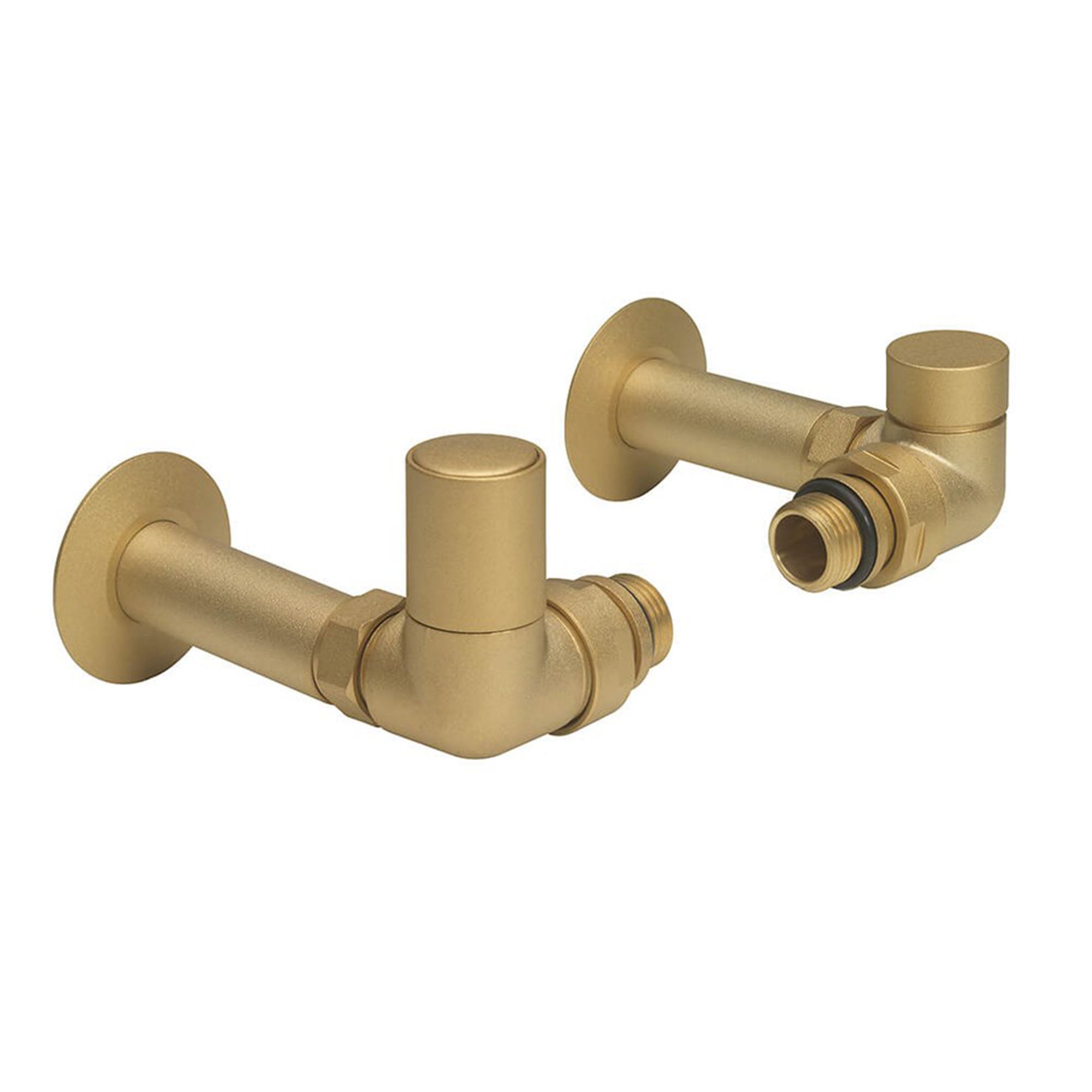 crosswater mpro corner radiator valves brushed brass