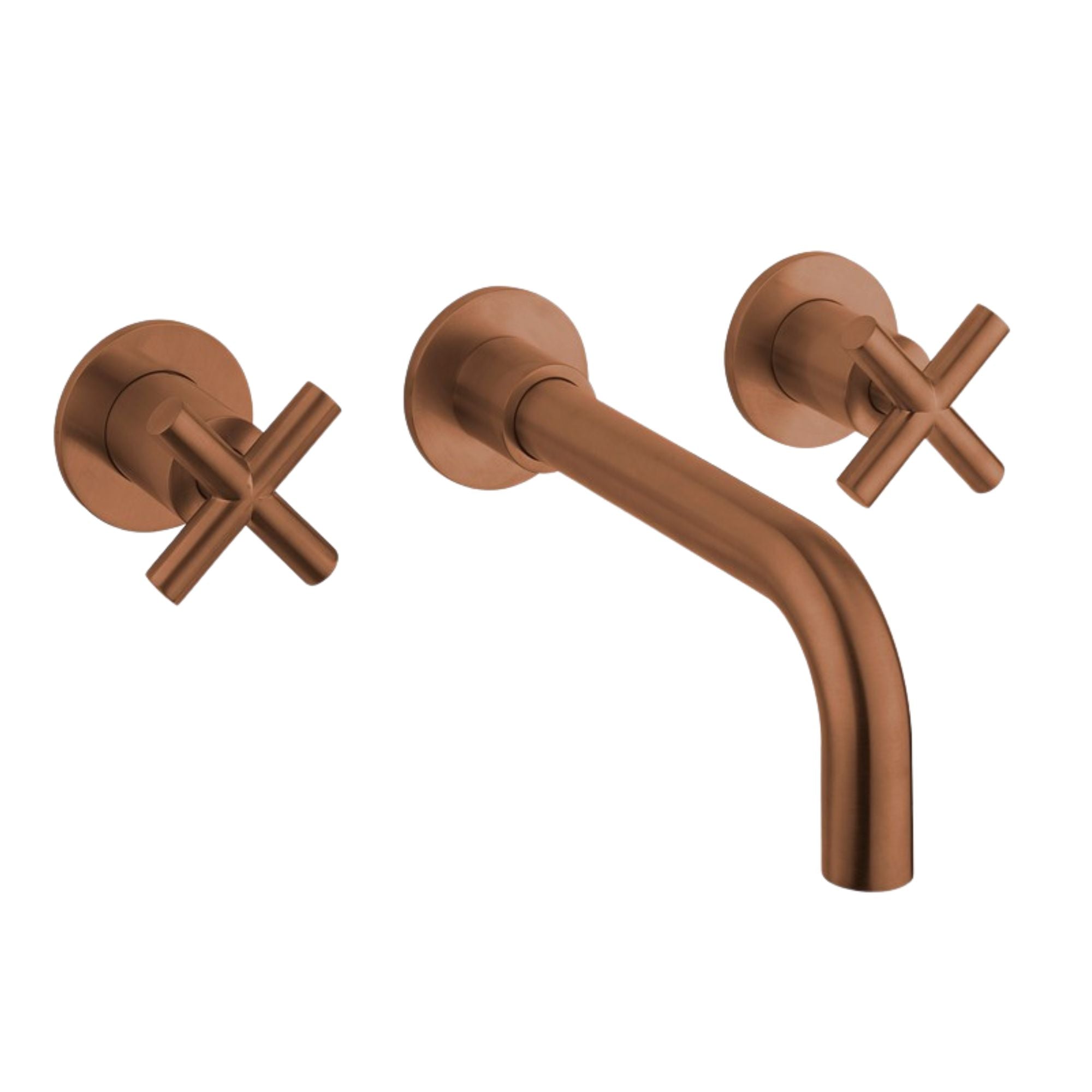 Crosswater MPRO Crosshead 3 Hole Wall Mounted Basin Mixer Tap