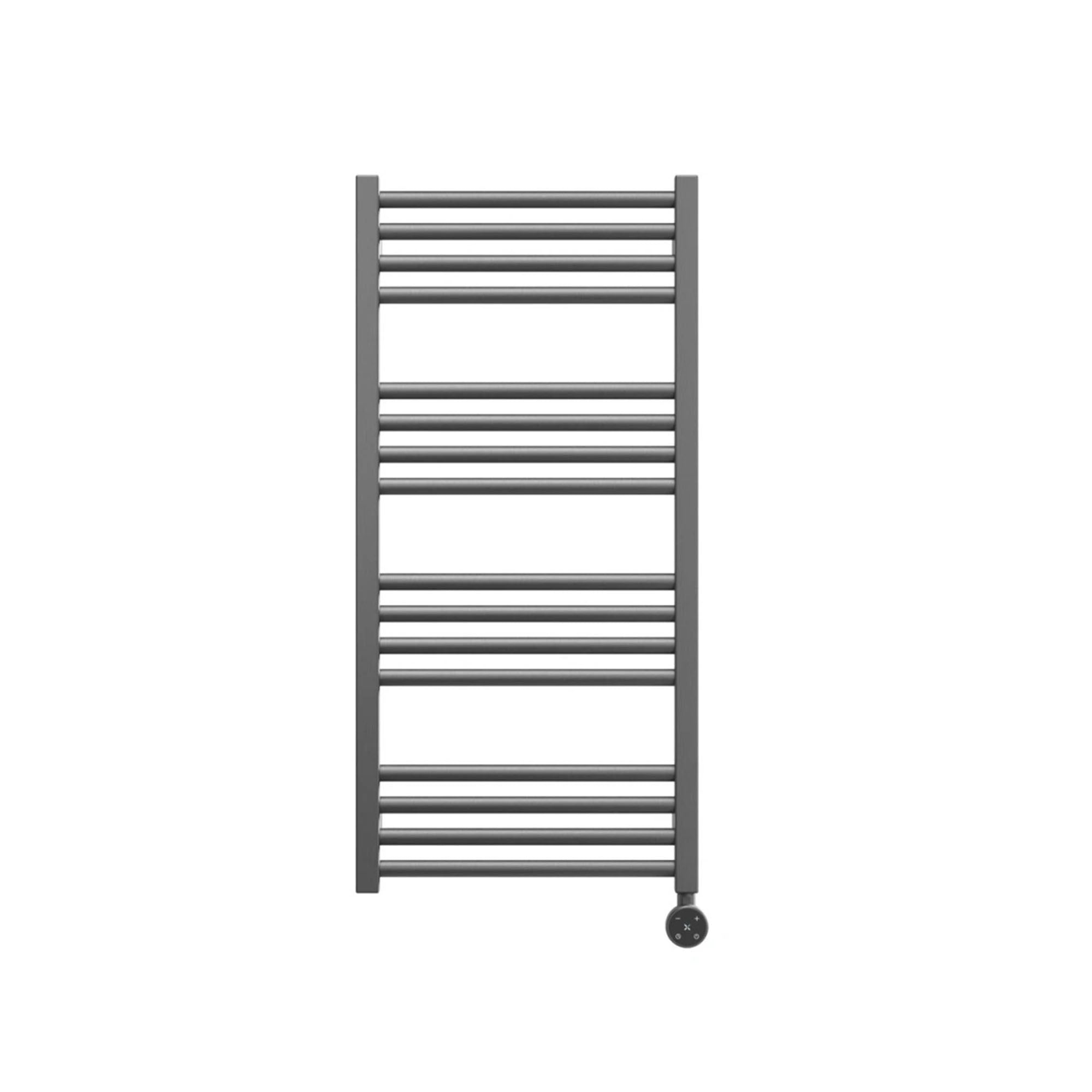 crosswater mpro all electric heated towel rail 430x900mm slate