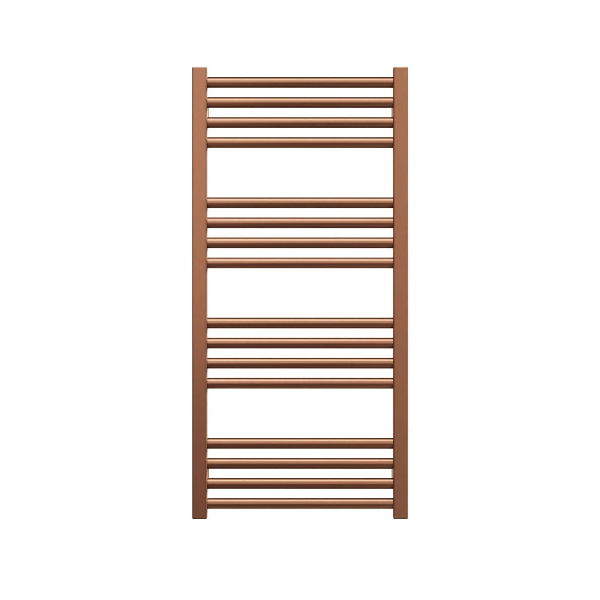 crosswater mpro heated towel rail 430x900mm brushed bronze