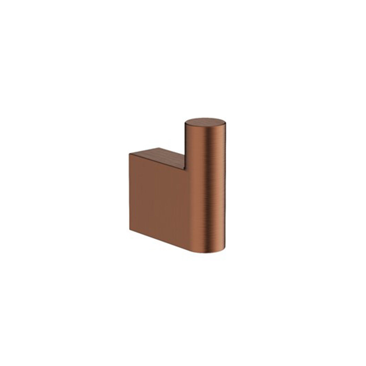 crosswater mpro single robe hook brushed bronze