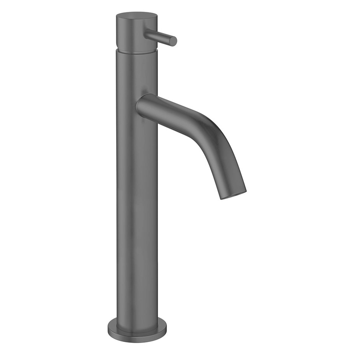 crosswater mpro tall basin mixer slate