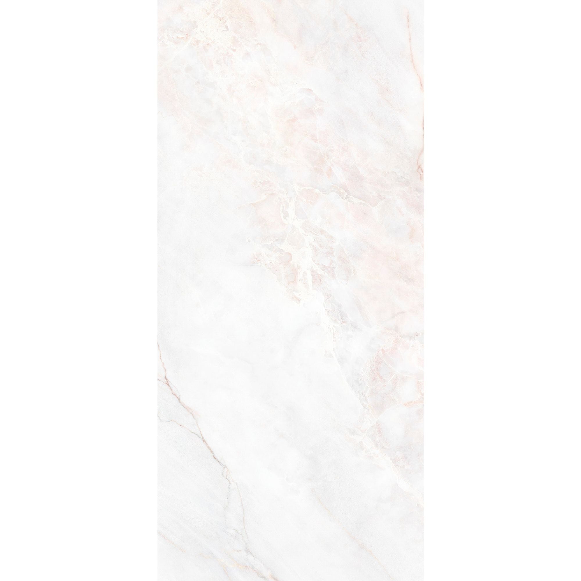 Dahlia White 4D Marble Effect Porcelain Tile 60x120cm Matt Patterns Deluxe Bathrooms