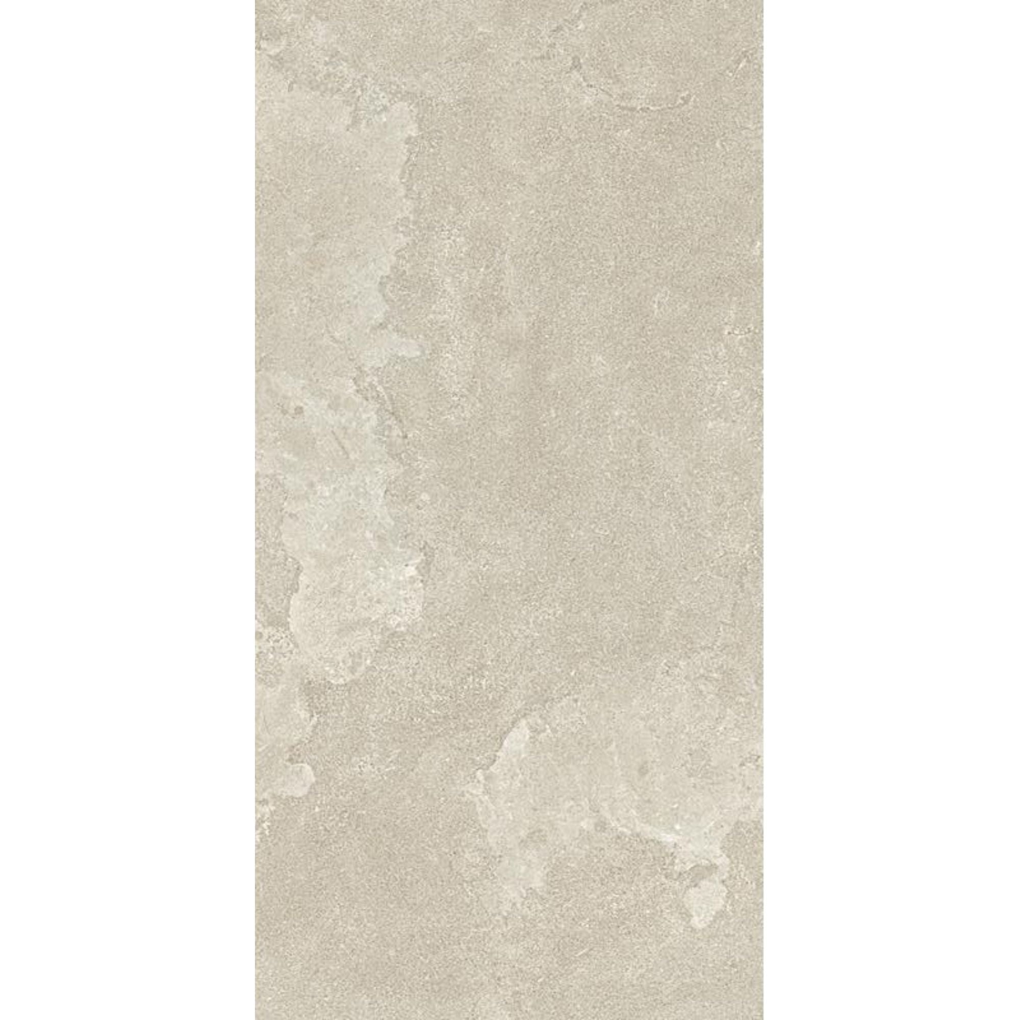 Dorset Beige Stone Effect Cross Cut Porcelain Tile 60x120cm Matt