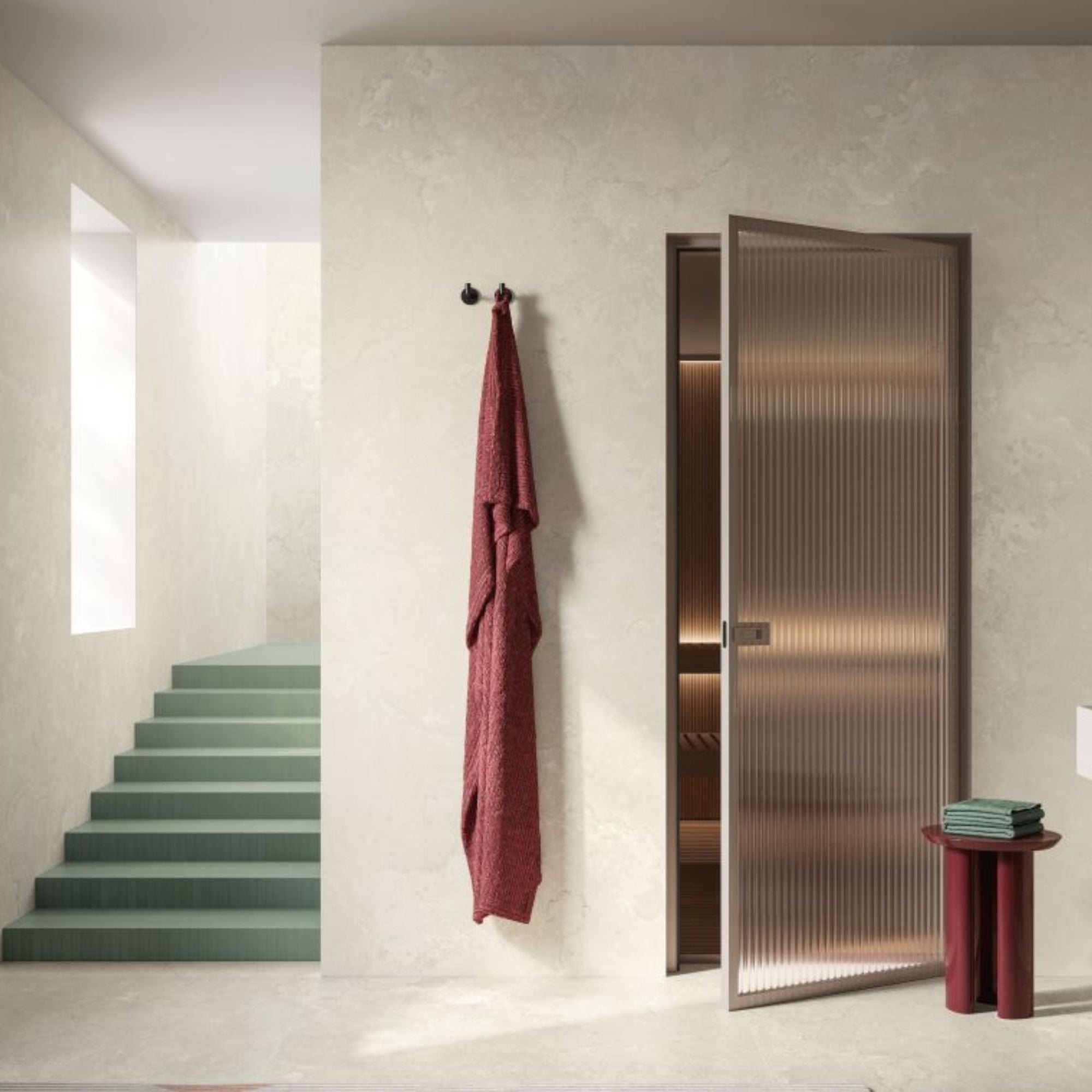 Dorset Bianco Cross Cut Porcelain Tile 60x120cm Matt