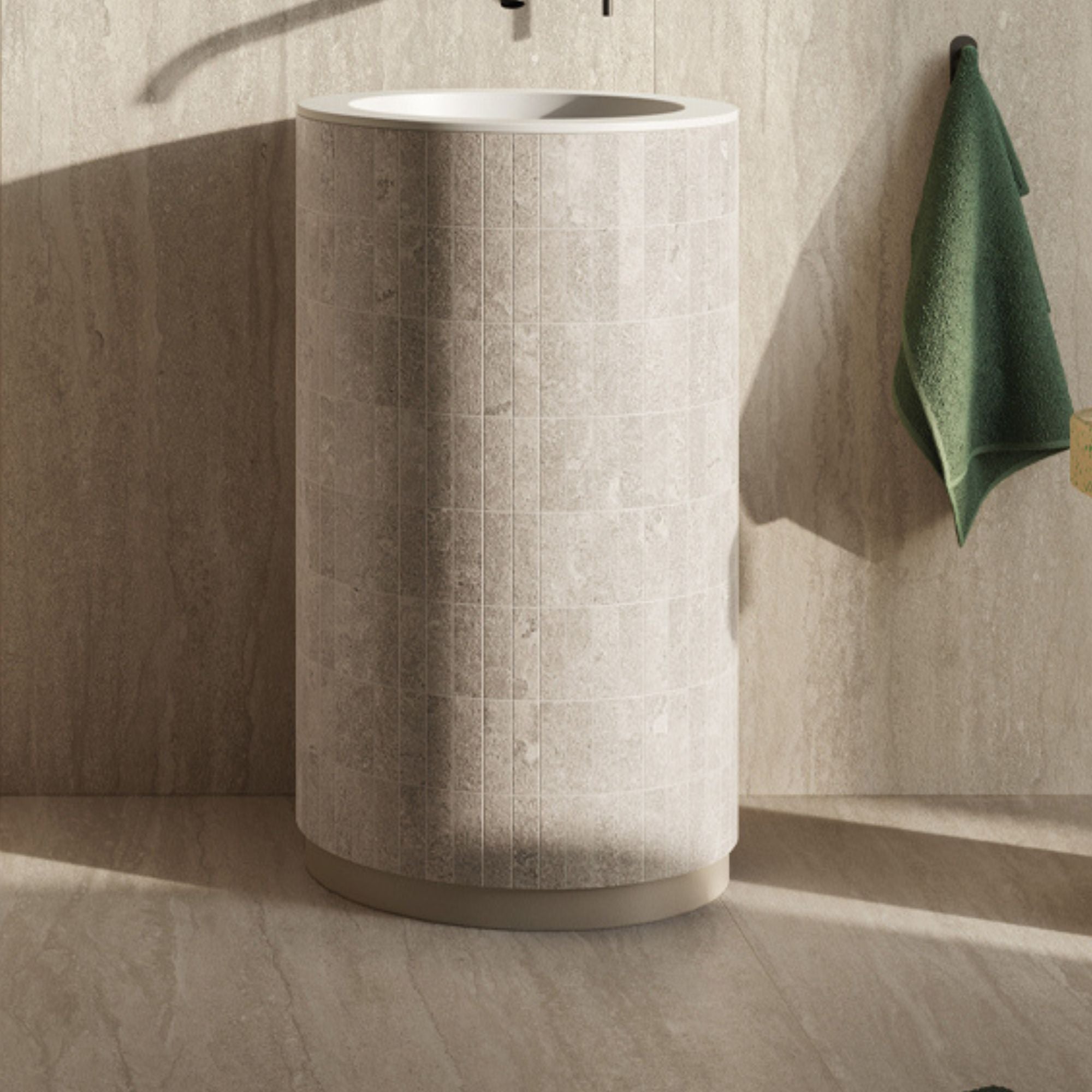 Dorset Tortora Stone Effect Vein Cut Porcelain Tile 60x120cm Matt