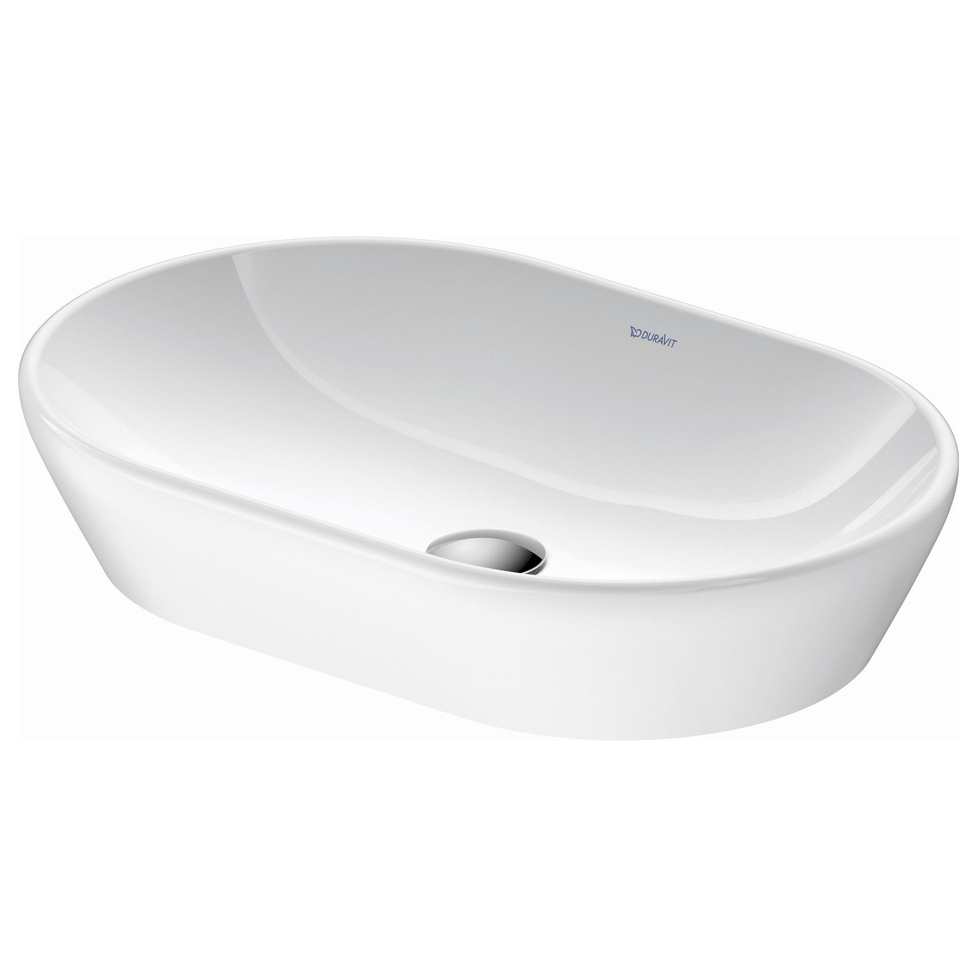 duravit d-neo oval 600 countertop basin gloss white