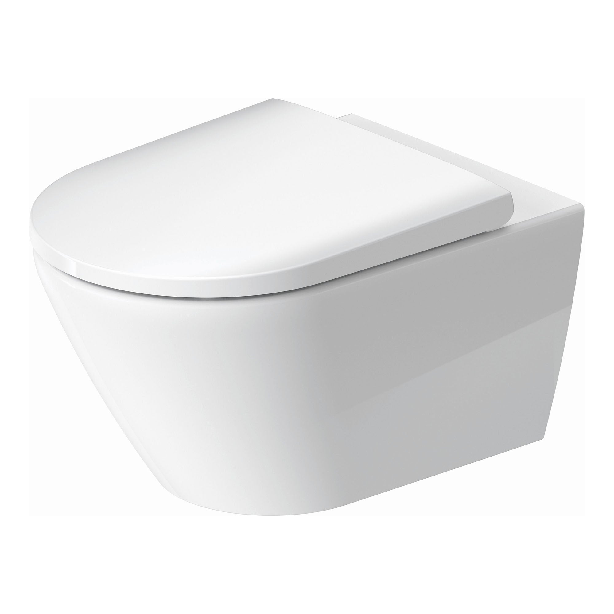 duravit d neo rimless wall hung wc with soft close seat white gloss