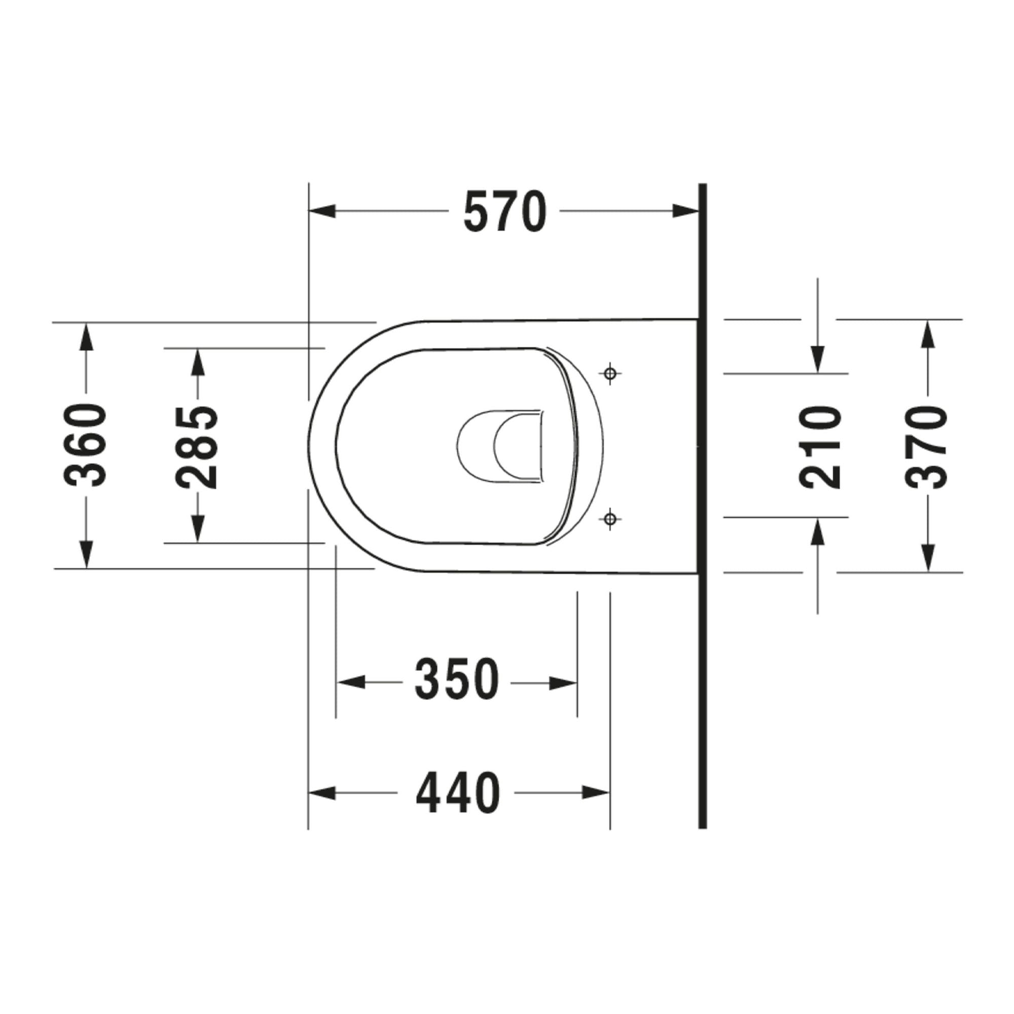 duravit me by starck wc rimless wall hung wc with soft close seat