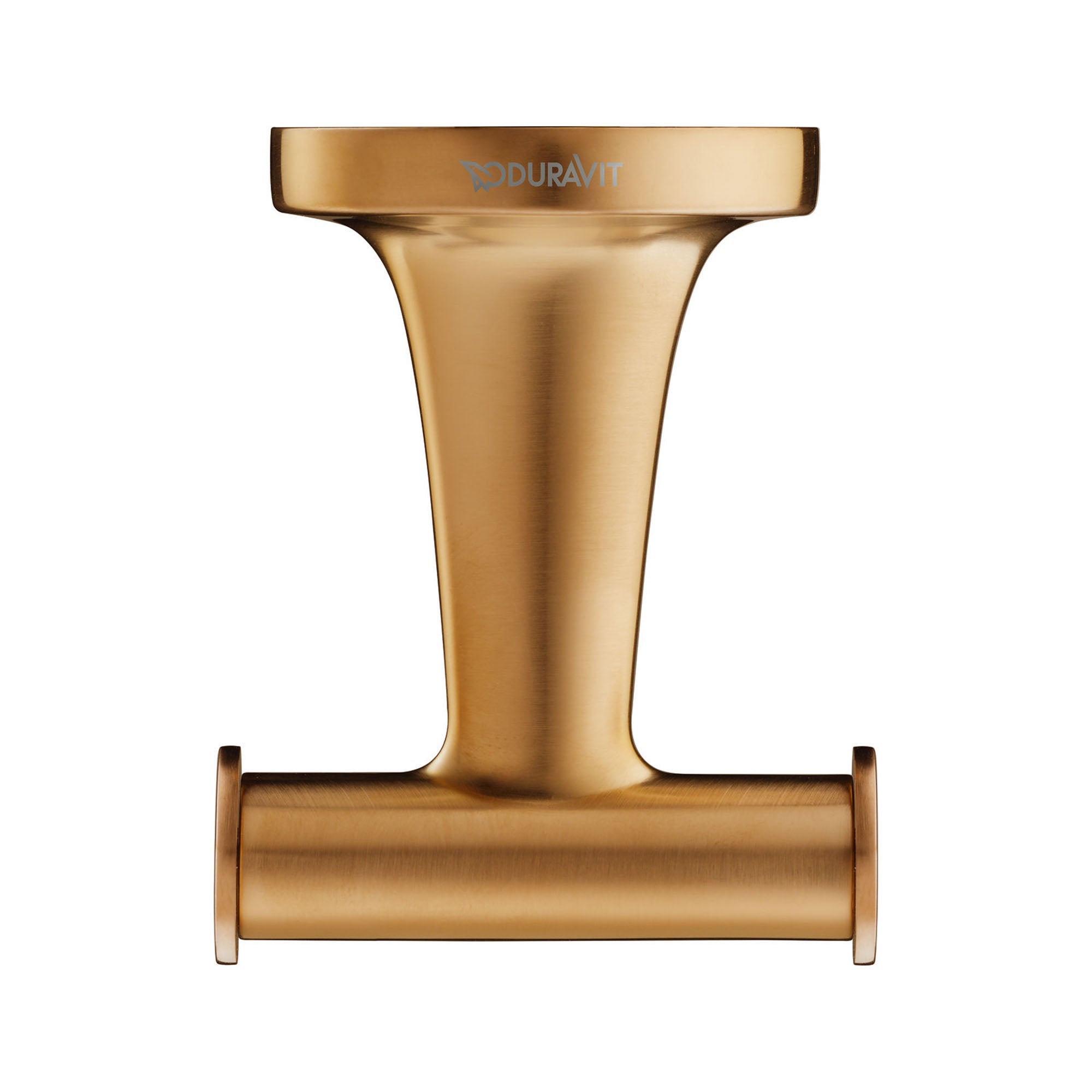 duravit starck t double robe hook brushed bronze