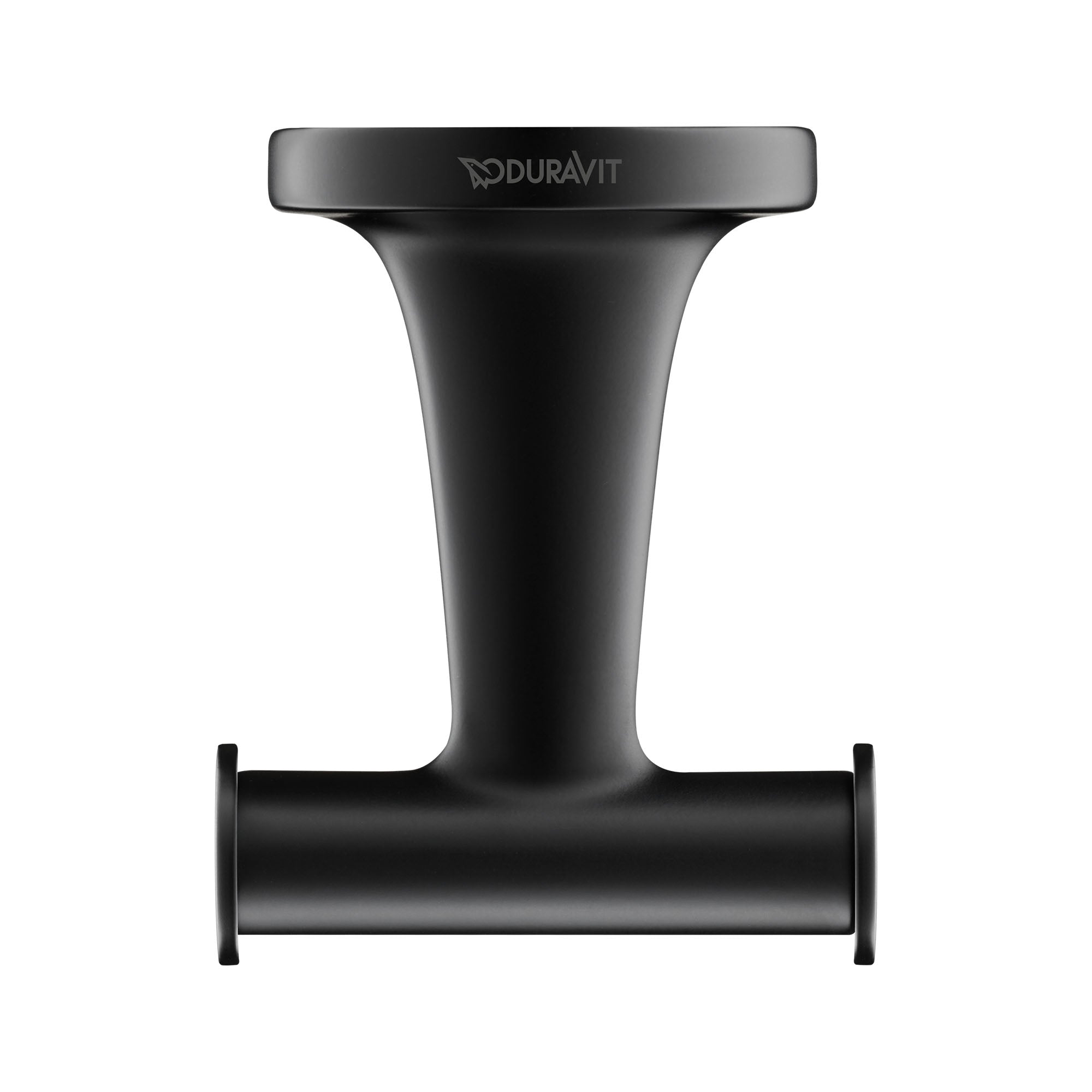 duravit starck t double robe hook matt black