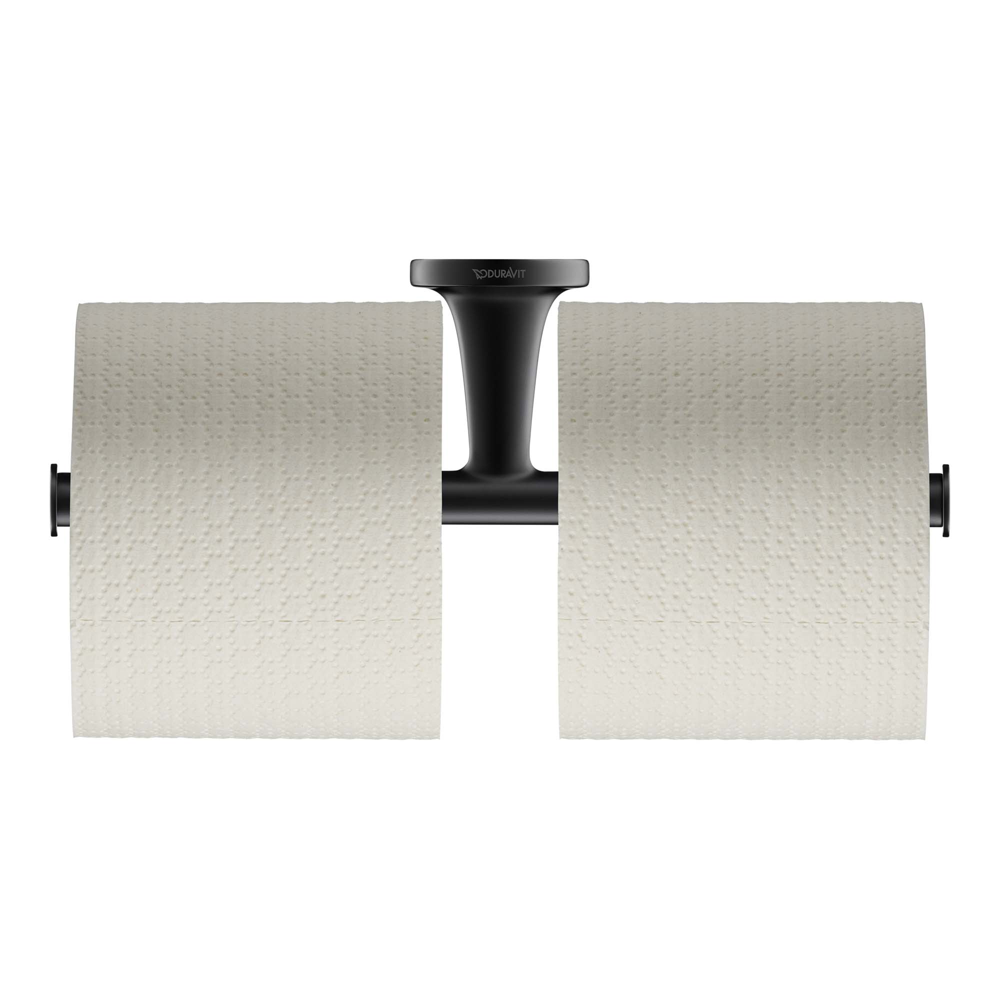 duravit starck-t double toilet roll holder matt black