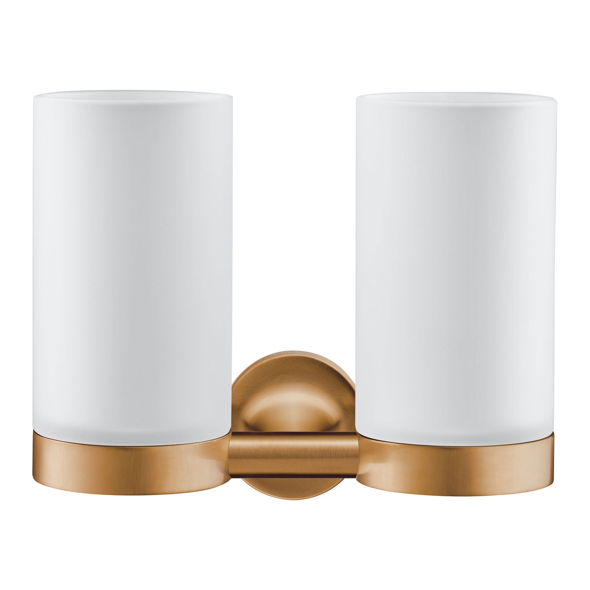 duravit starck t double tumbler holder brushed bronze