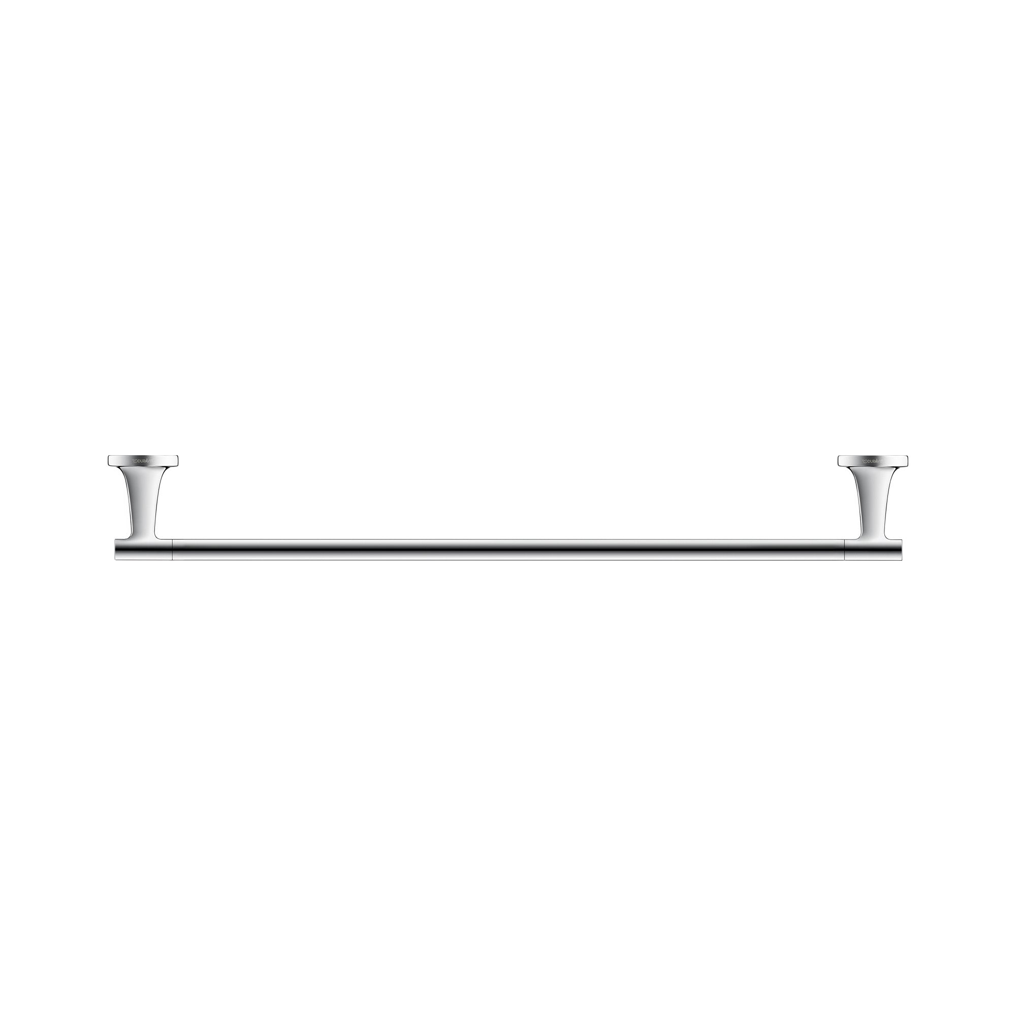 duravit starck t single towel rail 600mm chrome