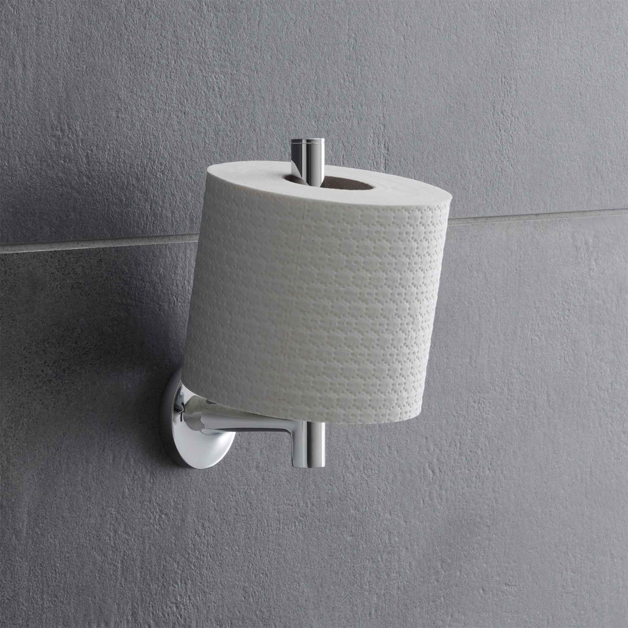 duravit starck t spare toilet roll holder chrome