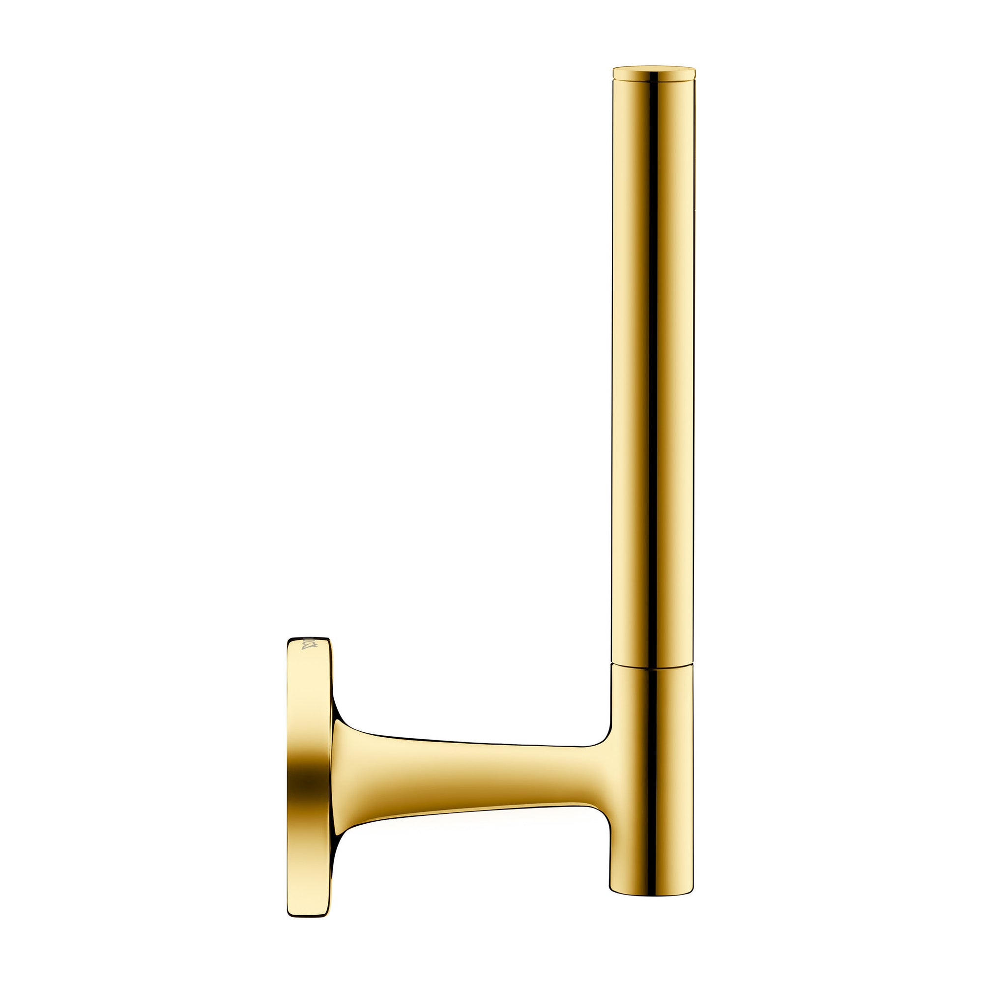 duravit starck t spare toilet roll holder polished gold