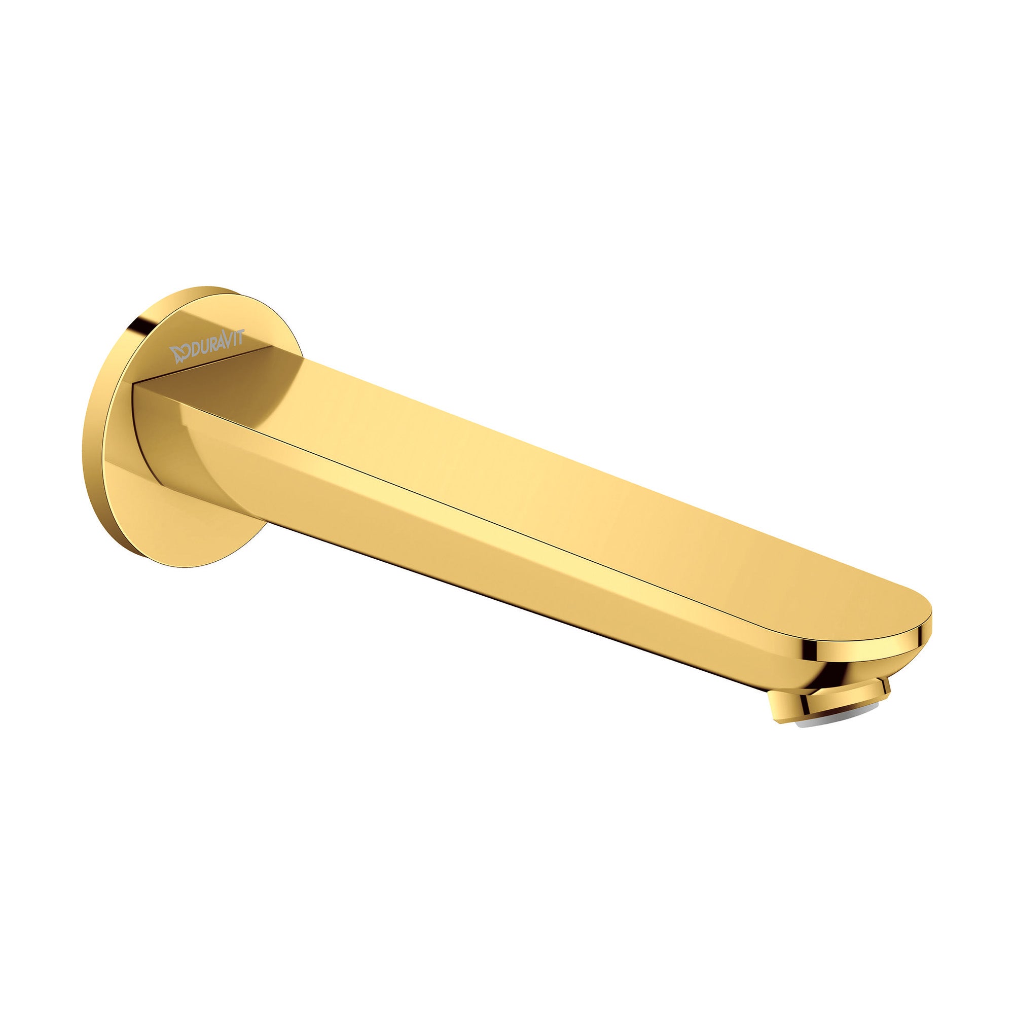 duravit wave bath spout polished gold