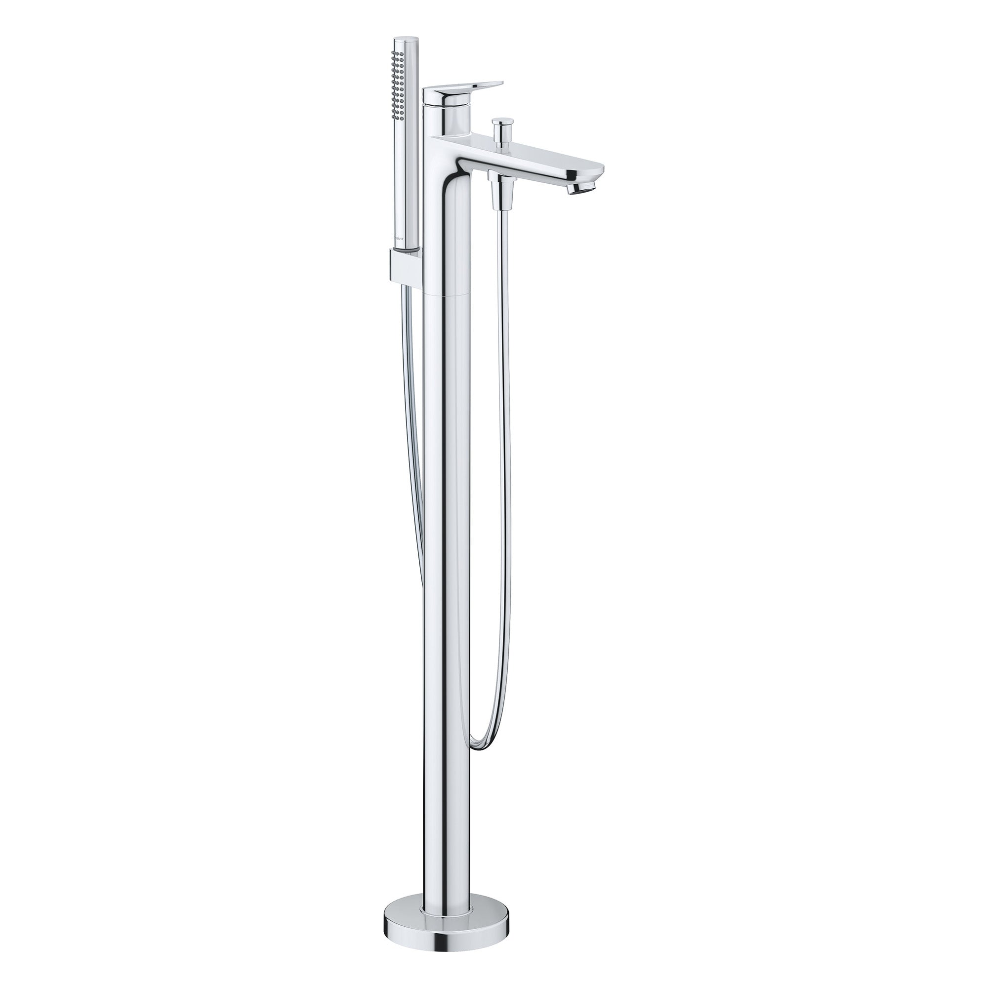 duravit wave freestanding bath shower mixer chrome