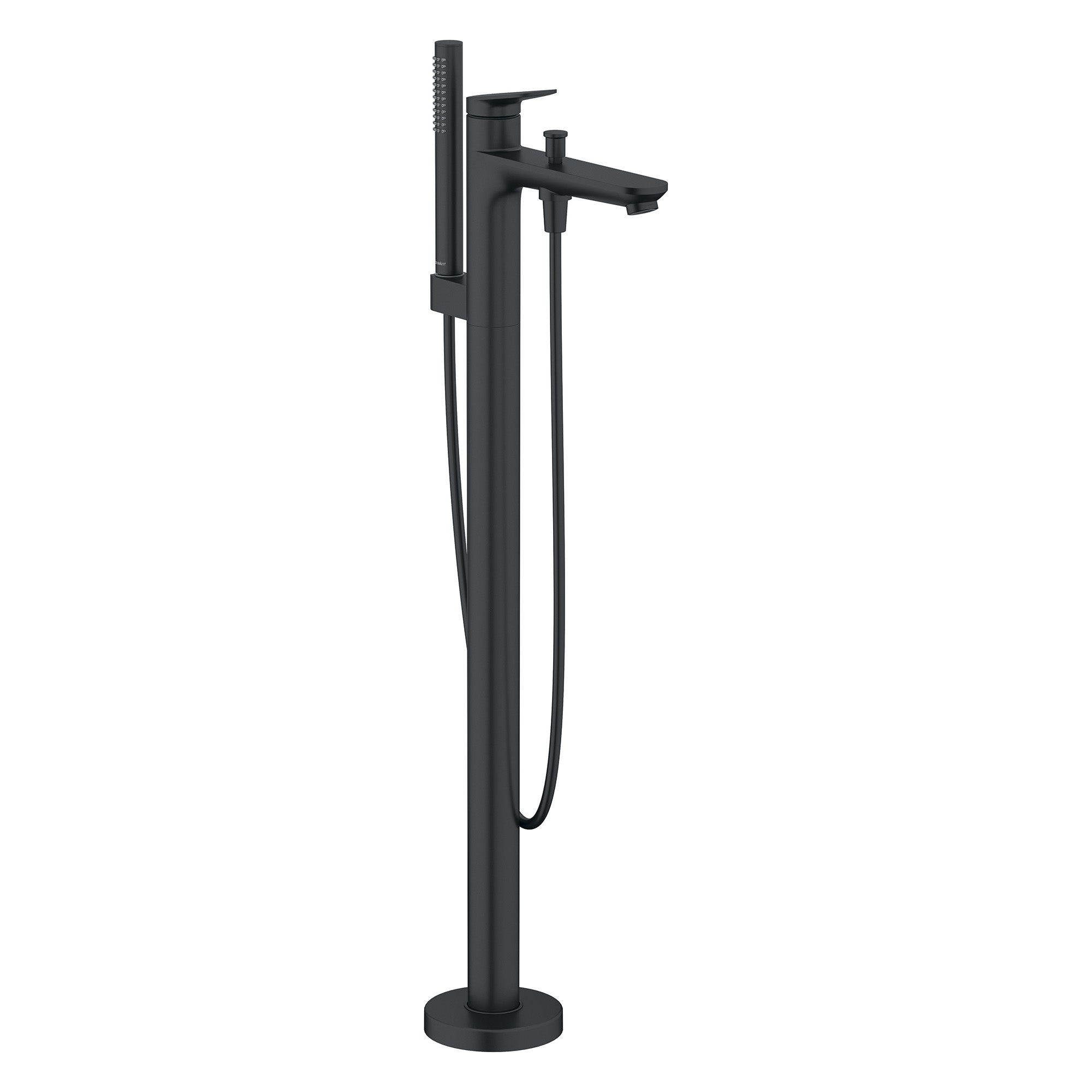 duravit wave freestanding bath shower mixer matt black