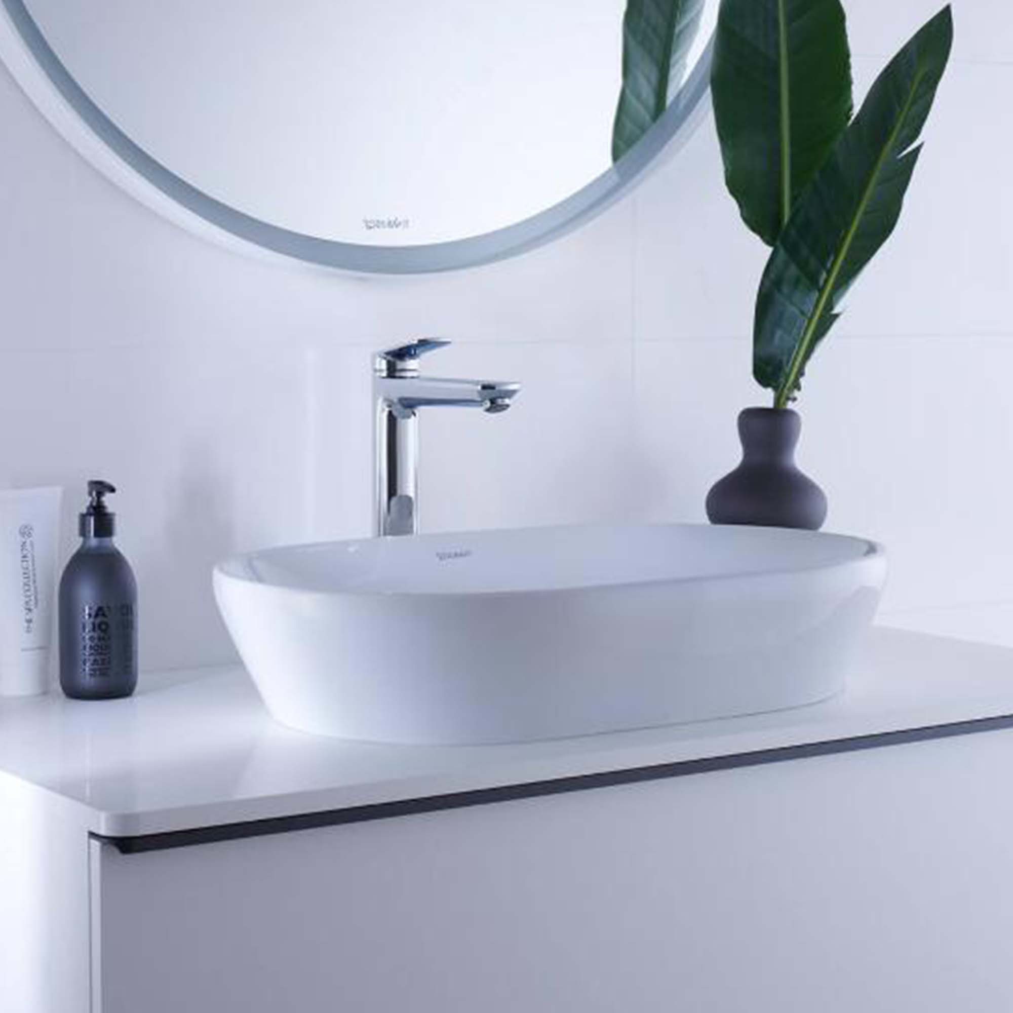 duravit wave tall single lever basin mixer chrome