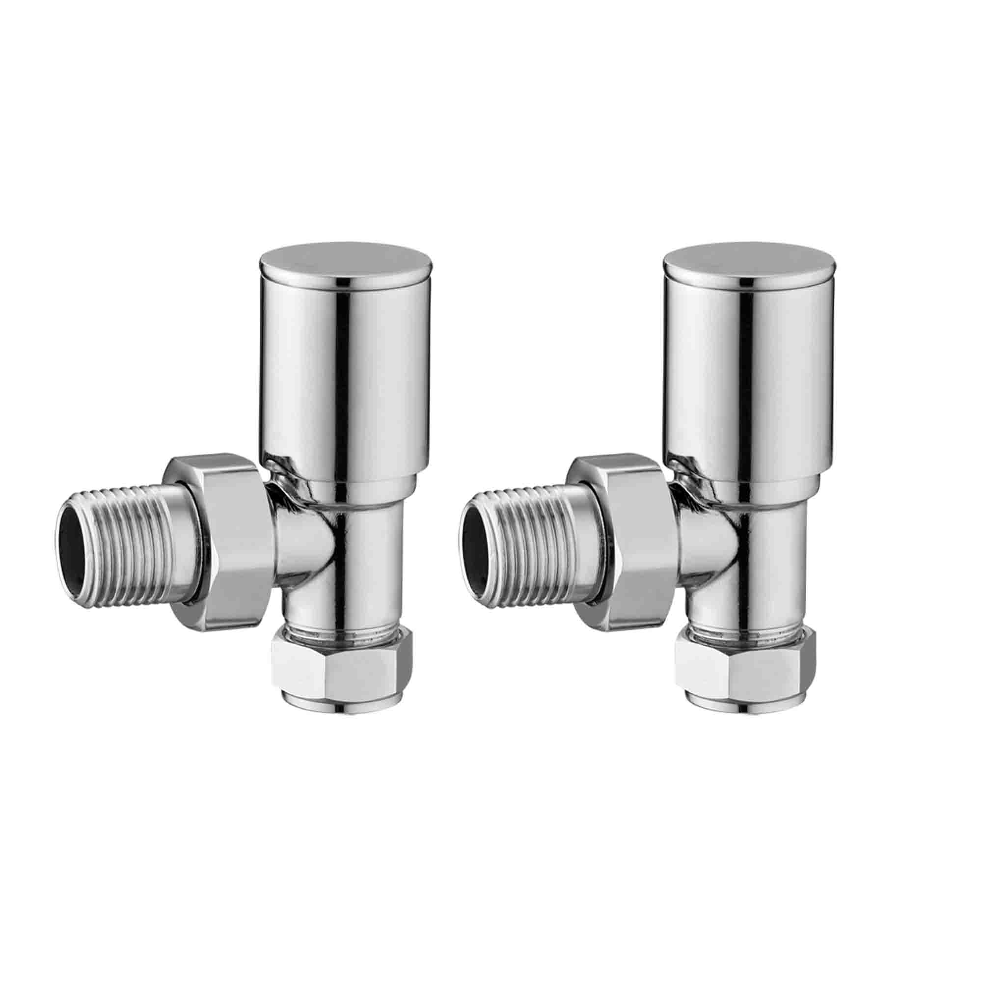 elliot angled rad valves chrome