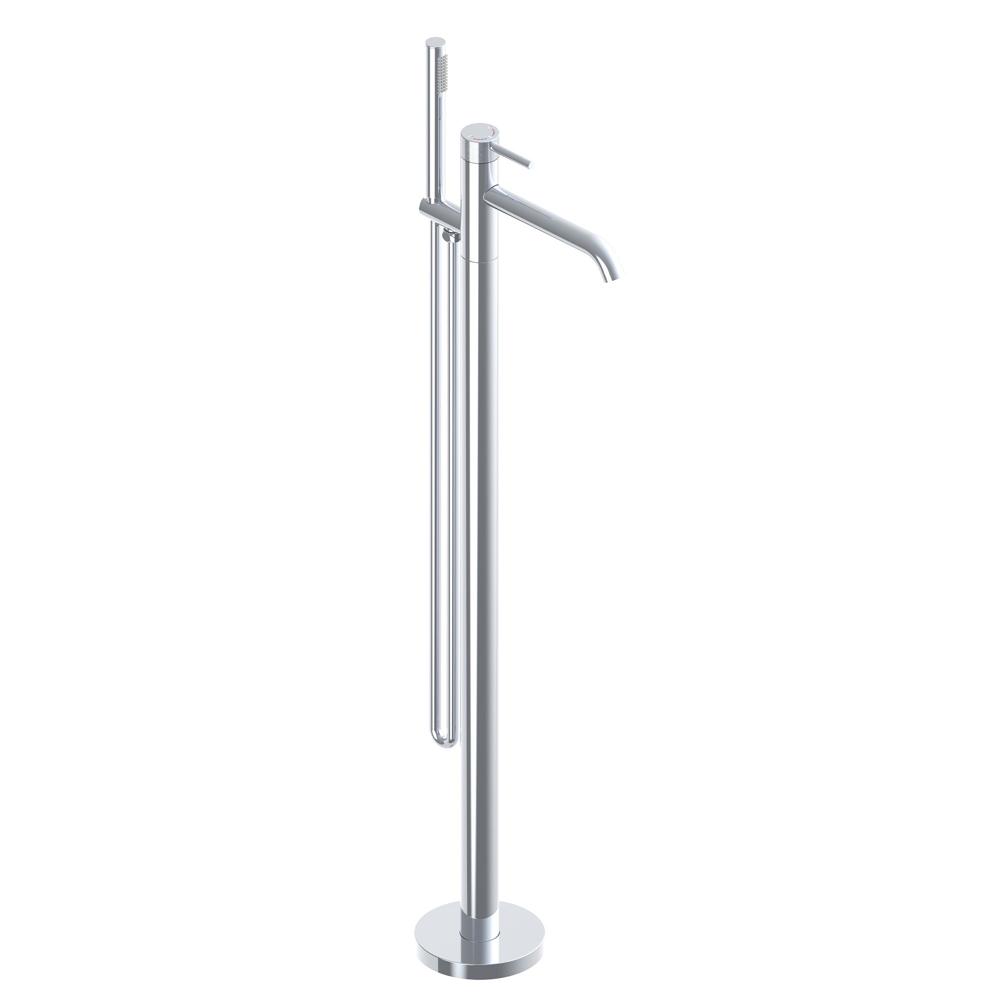 elliot floorstanding bath shower mixer with handset chrome