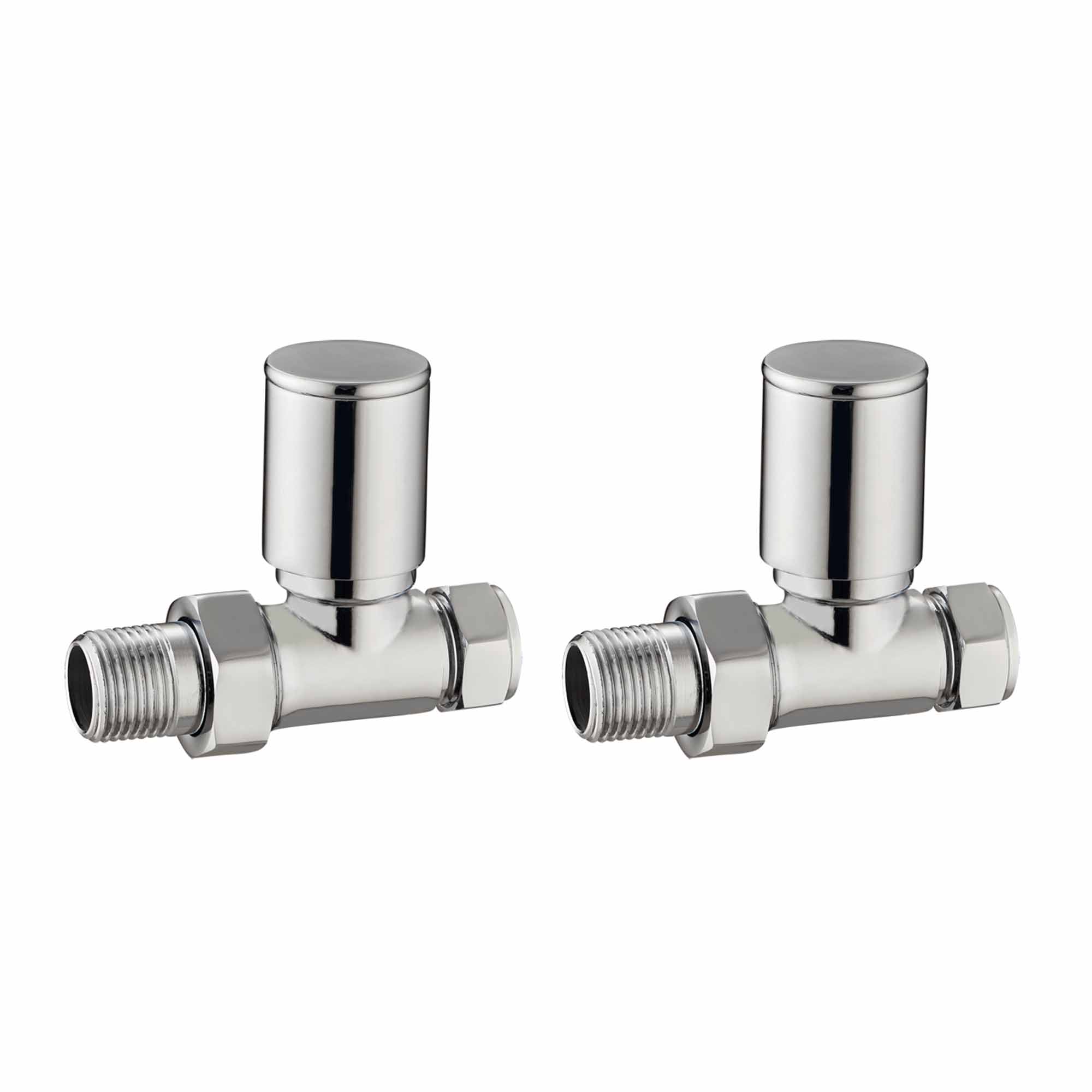 elliot straight rad valves chrome