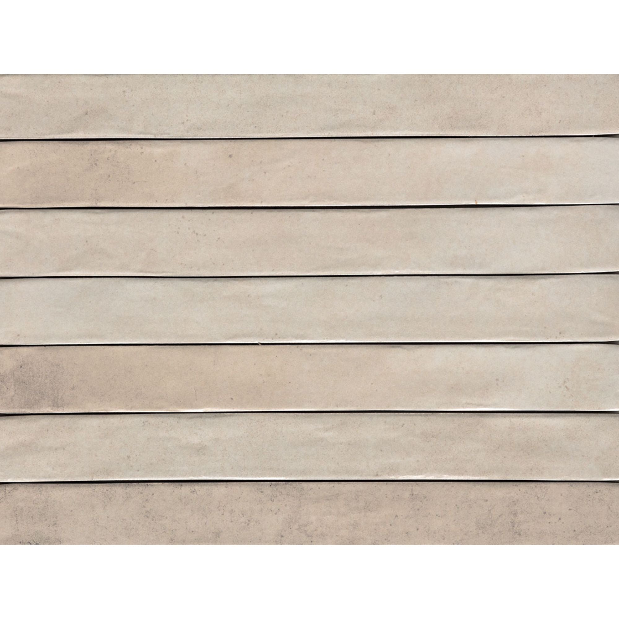 Fado Clay Porcelain Tile 4.8x45cm Gloss