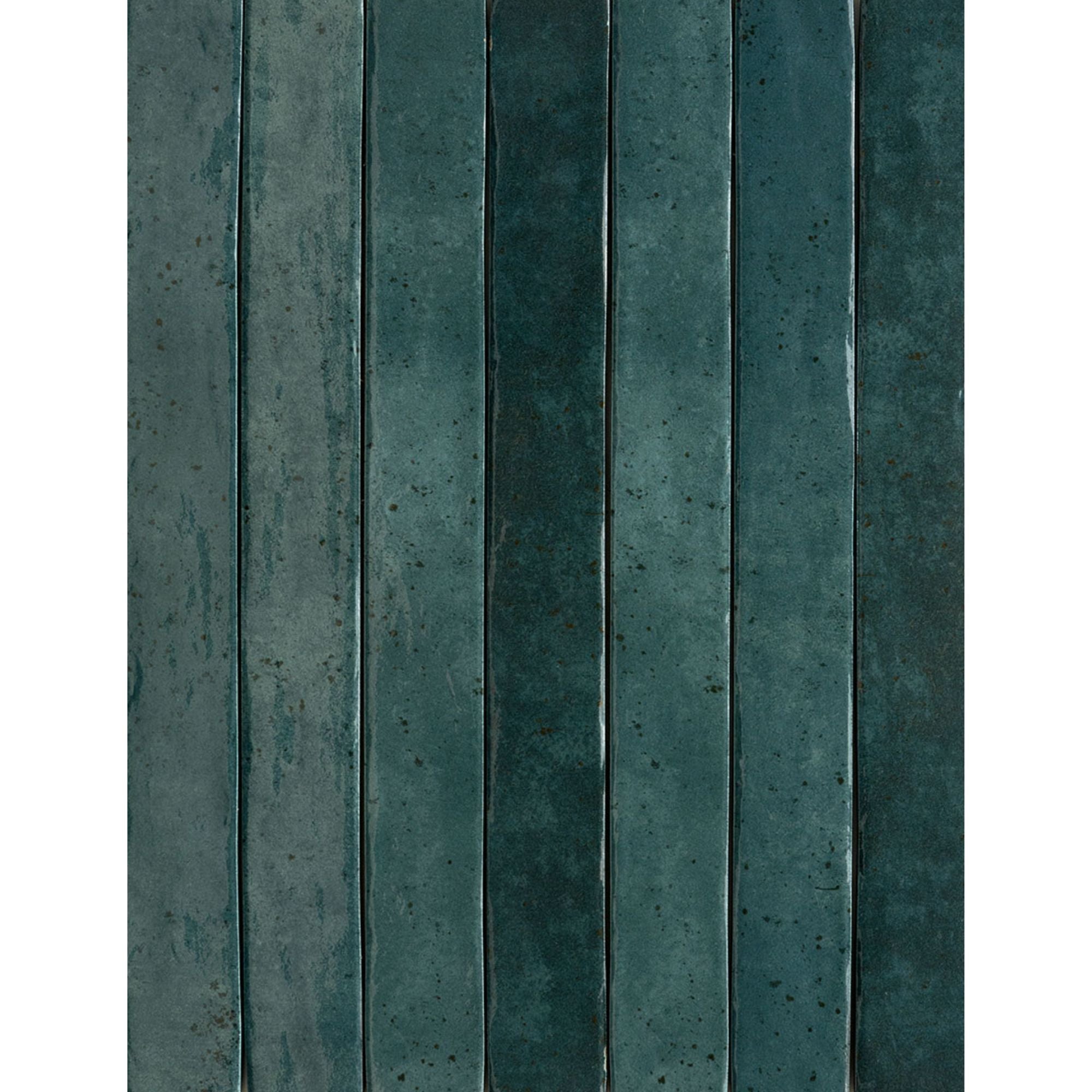 Fado Lagoon Porcelain Tile 4.8x45cm Gloss