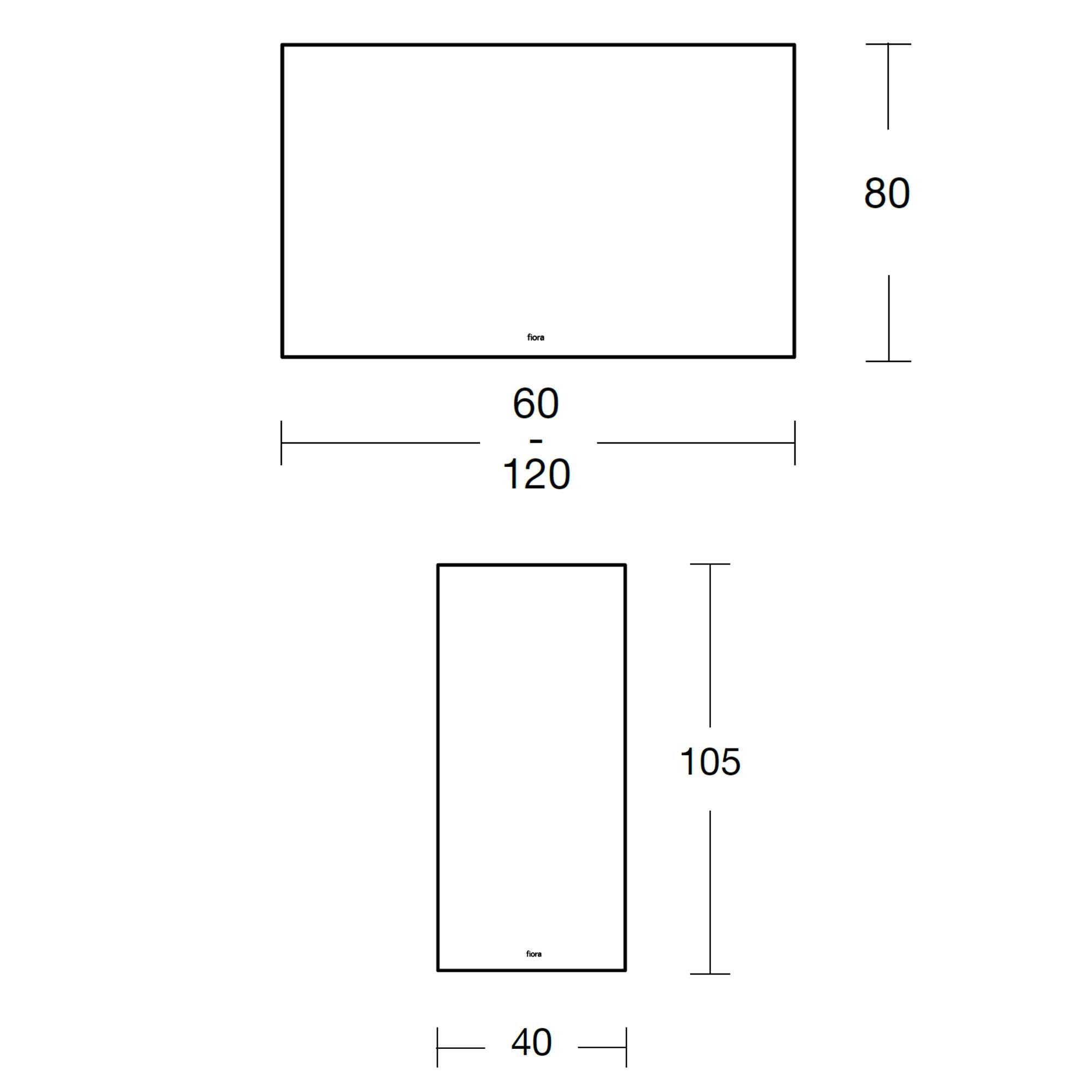 fiora halo led illuminated rectangular bathroom mirror 100x80 dimensions