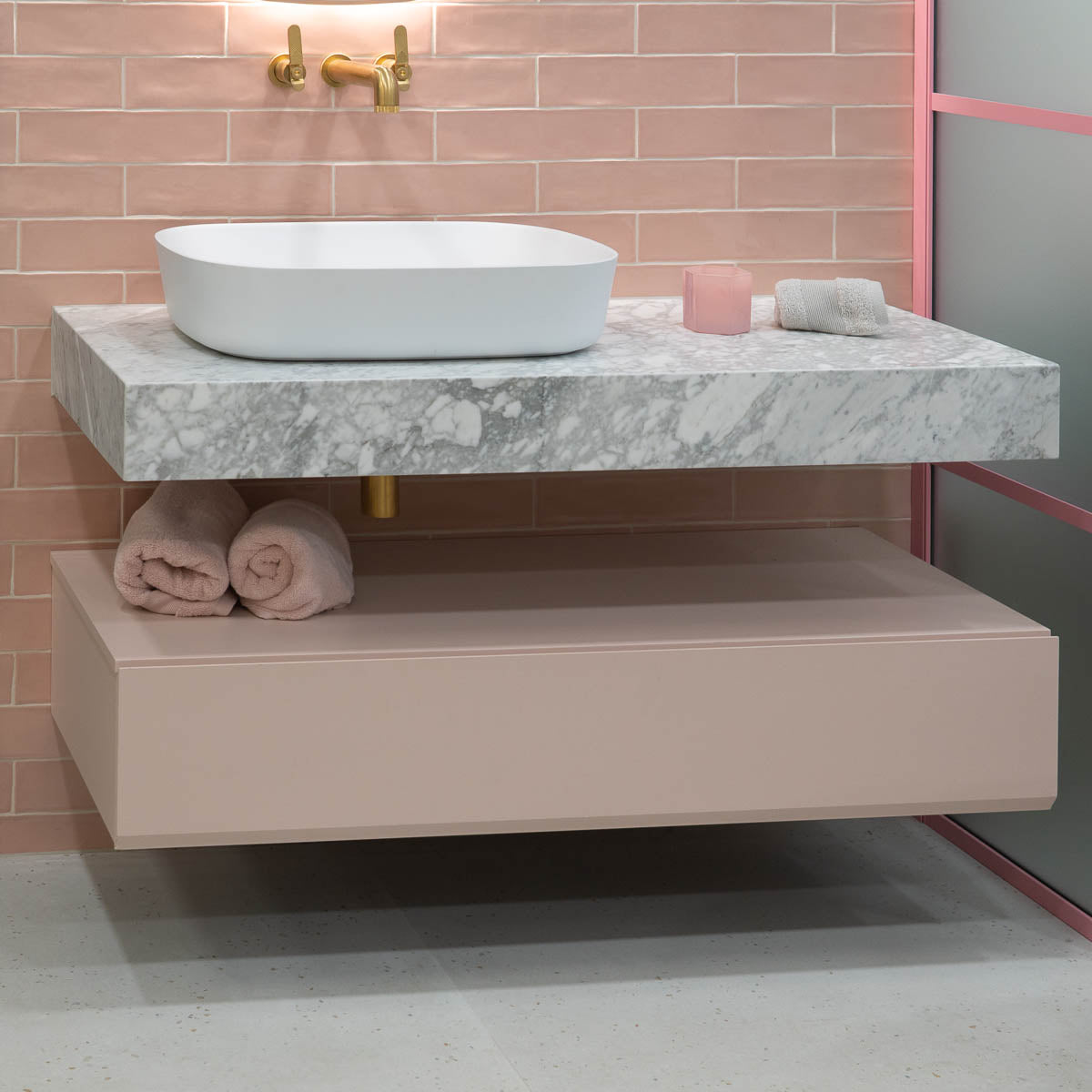 Fiora Pure Designer Floating Tabletop Console