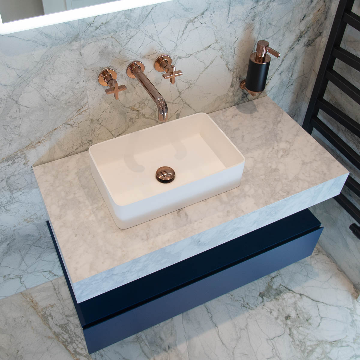 Fiora Pure Designer Floating Tabletop Console