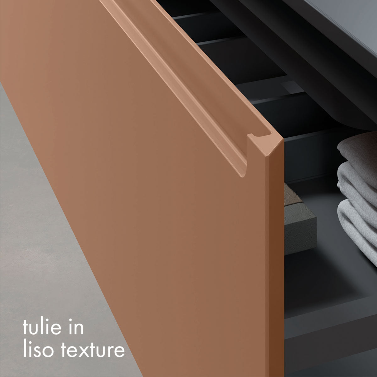 Fiora Synergy Designer Wall Mounted 1-Drawer Vanity Unit with Blanco Carrara Top and Built-In Basin