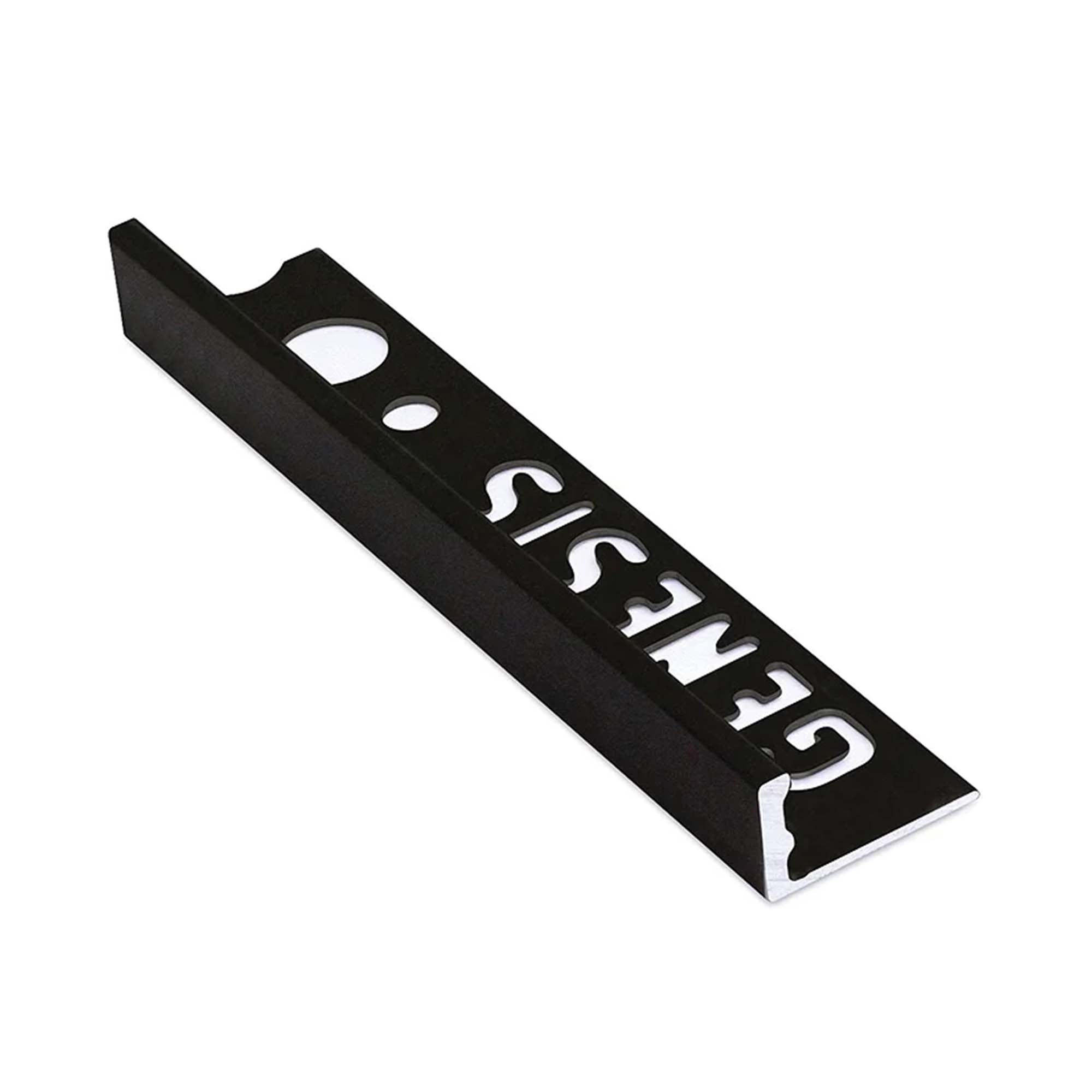 flat edge tile trim black