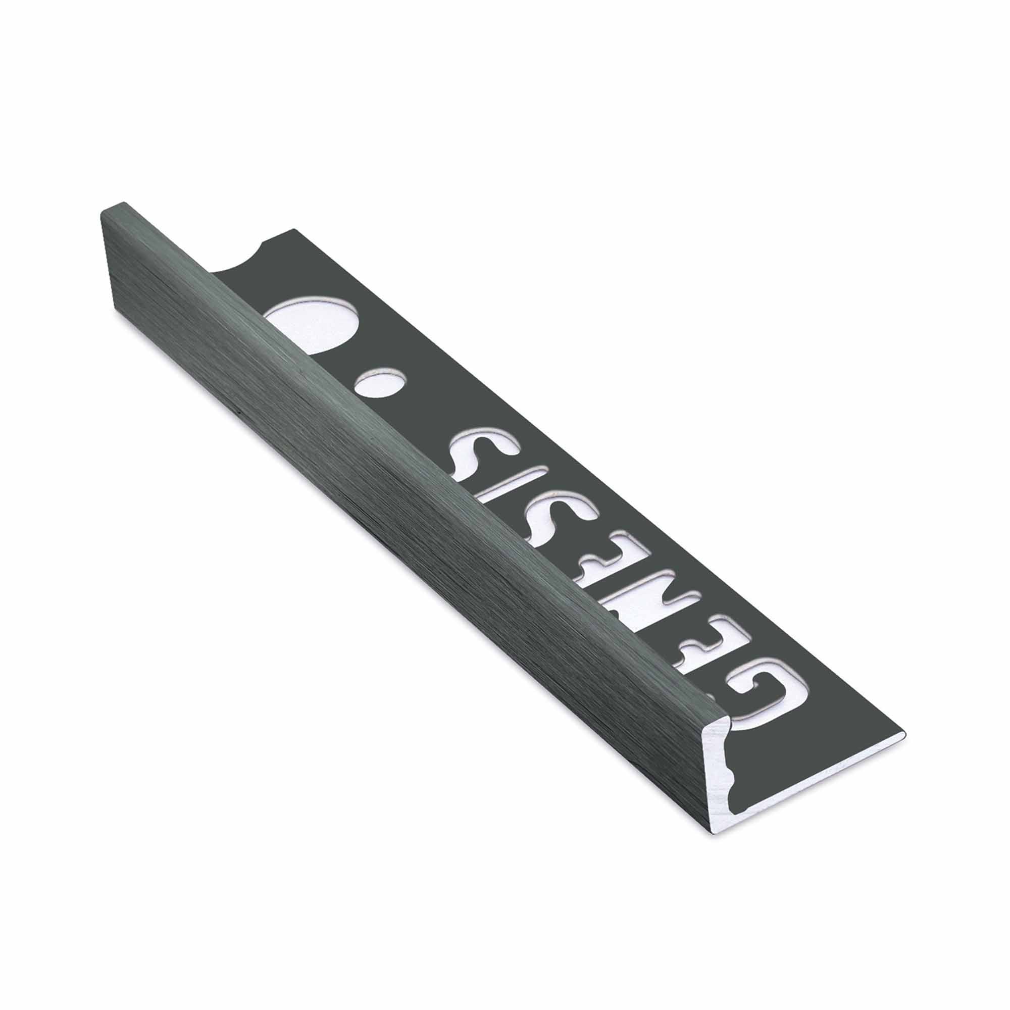 flat edge tile trim gunmetal