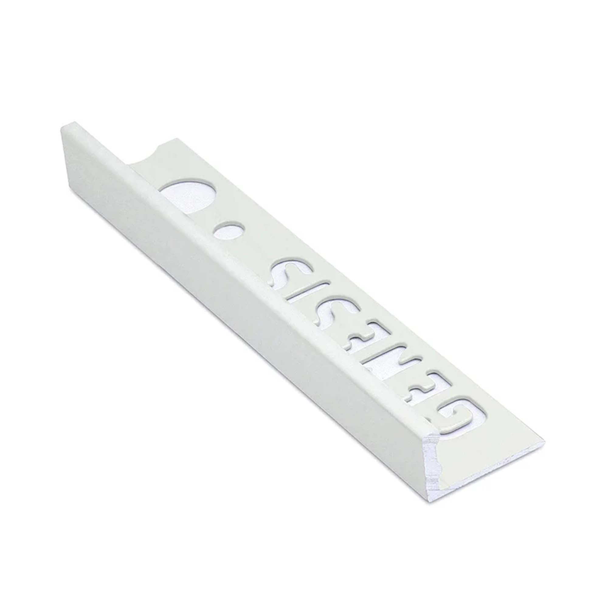 flat edge tile trim white