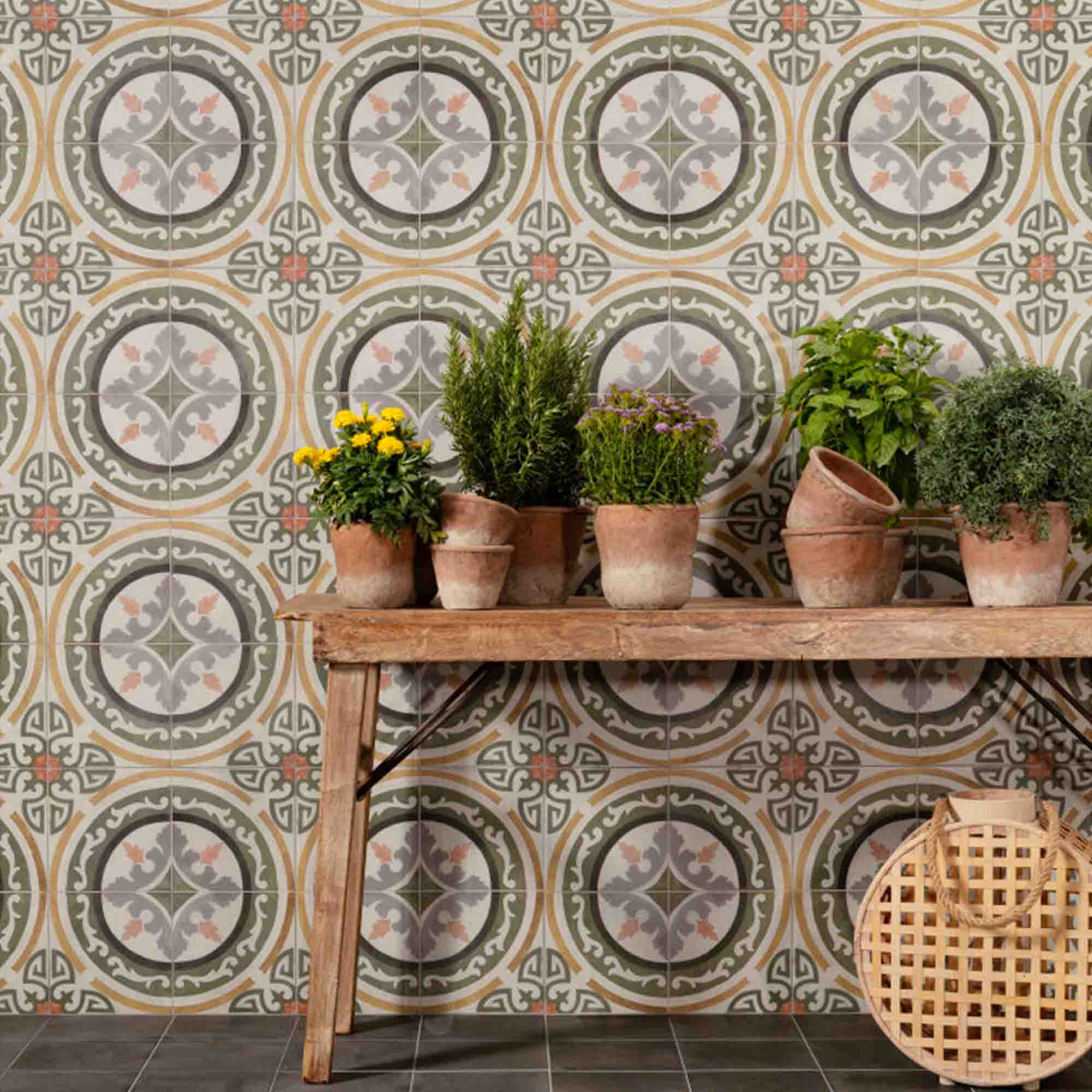 fs barna gracia pattern ceramic tile 45x45cm