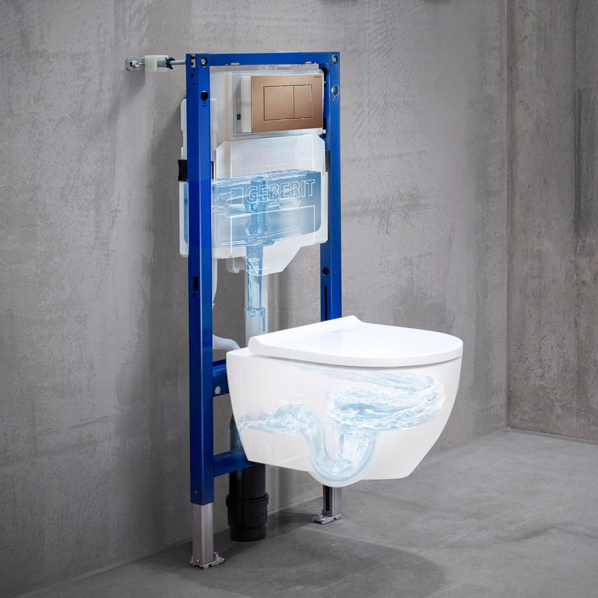 Geberit Sigma Duofix Toilet Frame For Wall Hung WC with 12cm Concealed Cistern