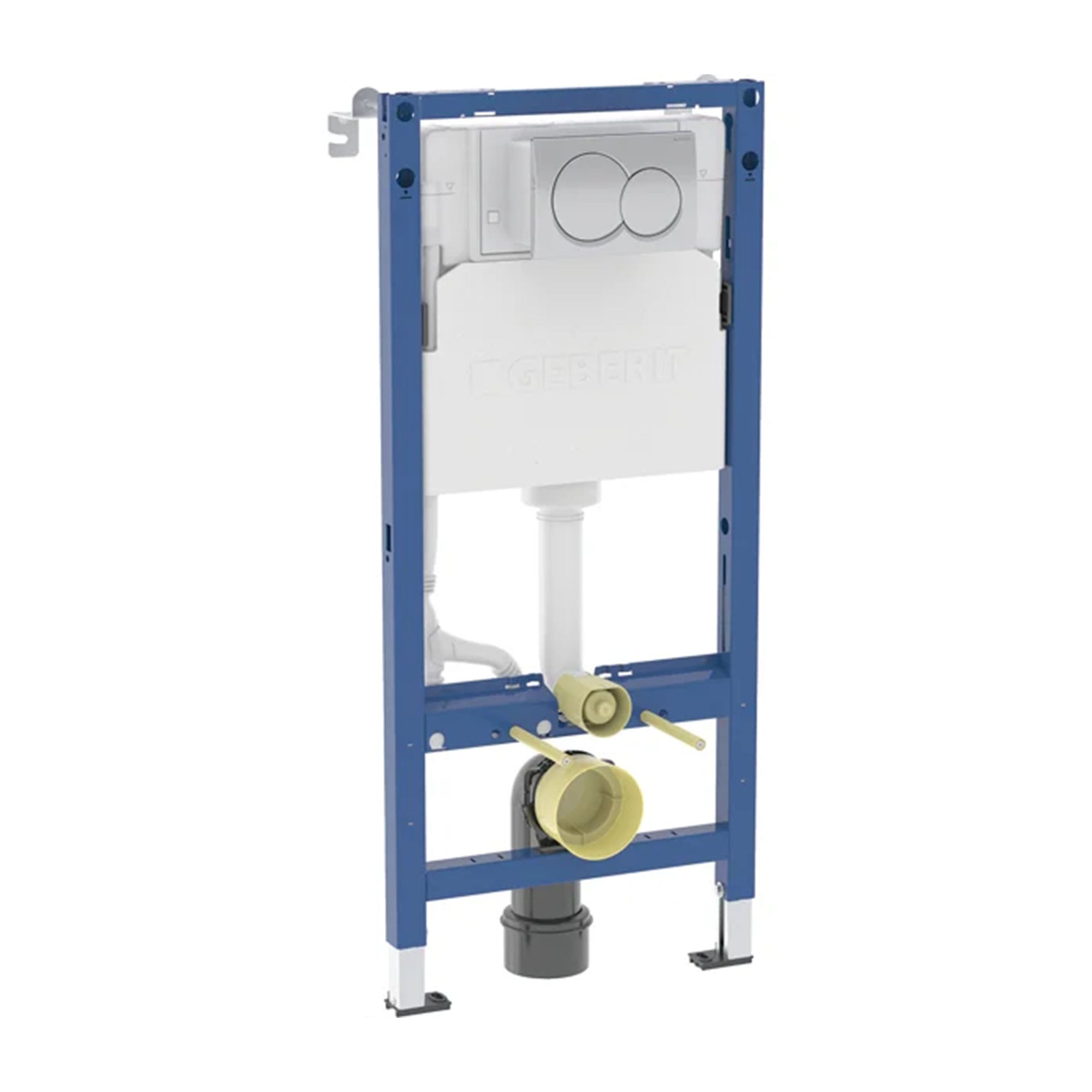 geberit alpha 112cm duofix toilet frame for wall hung wc with 12cm concealed cistern and chrome flush plate