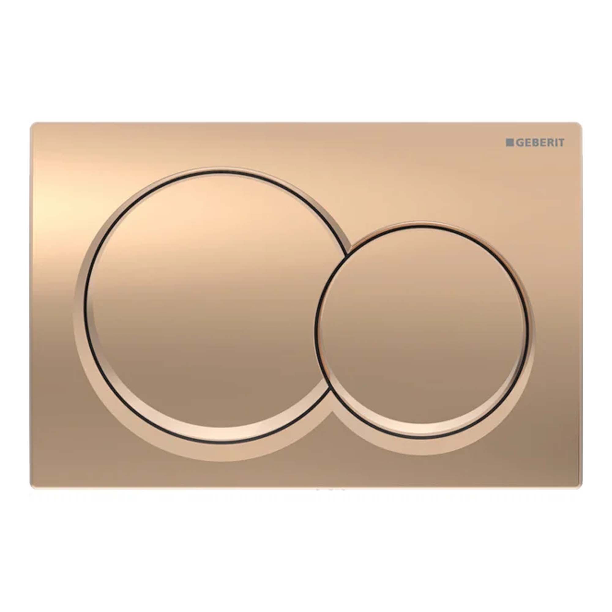 Geberit Alpha01 Round Dual Flush Plate for Concealed Cistern