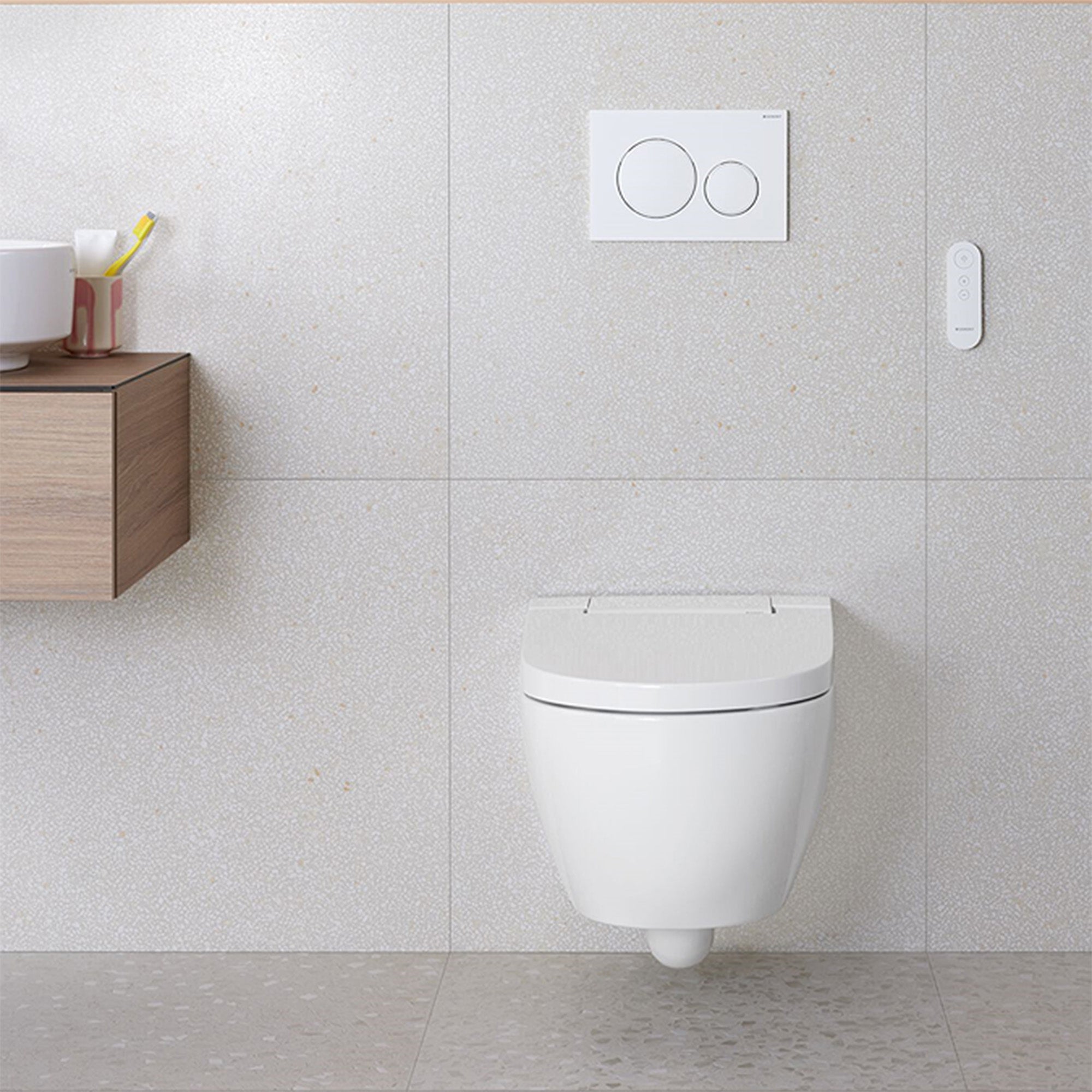 geberit aquaclean alba wall mounted shower toilet