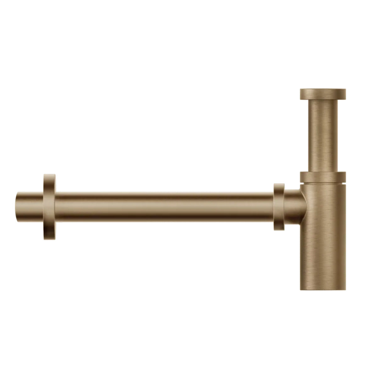 gessi anello basin bottle trap warm bronze brushed
