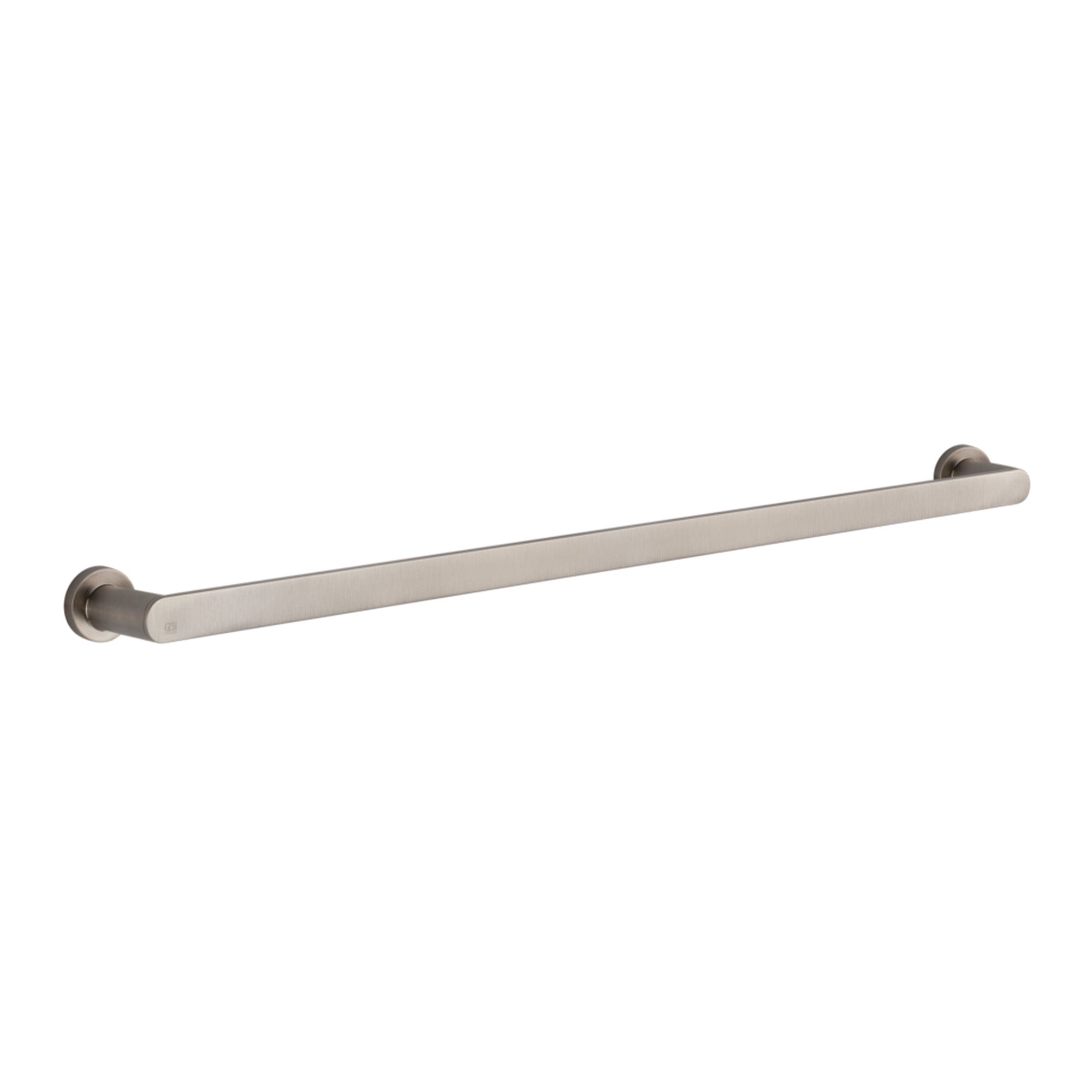 gessi emporio single towel rail 300mm finox brushed nickel