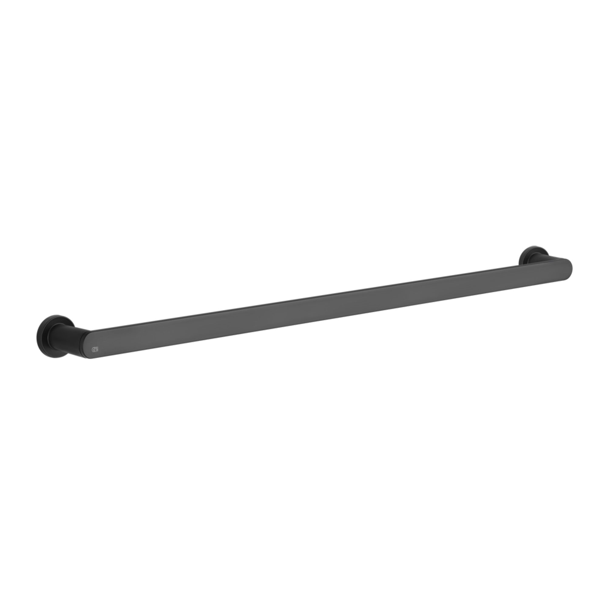 gessi emporio single towel rail 300mm matt black