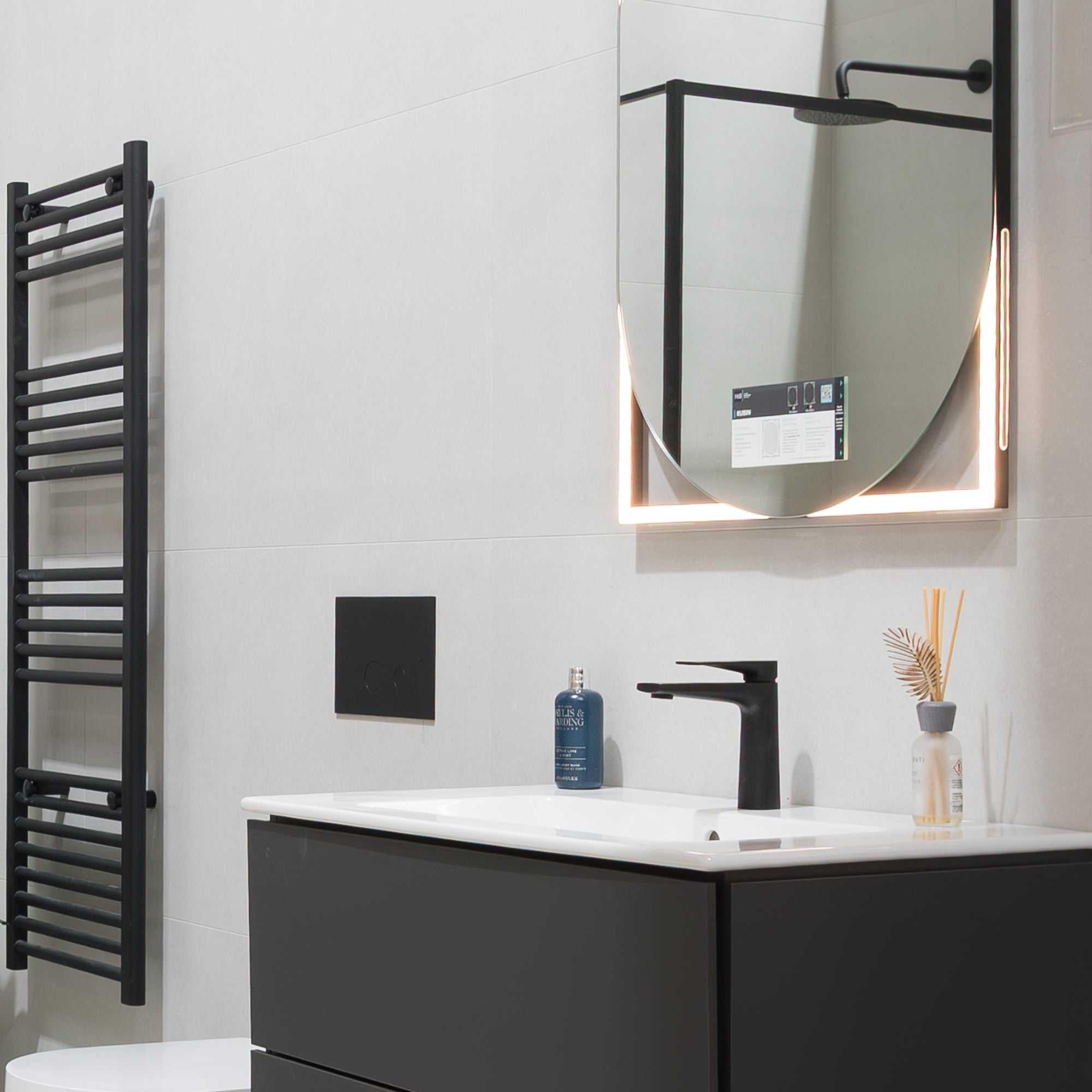 Ghent White Anti-Slip Porcelain Tile 60x120cm Matt