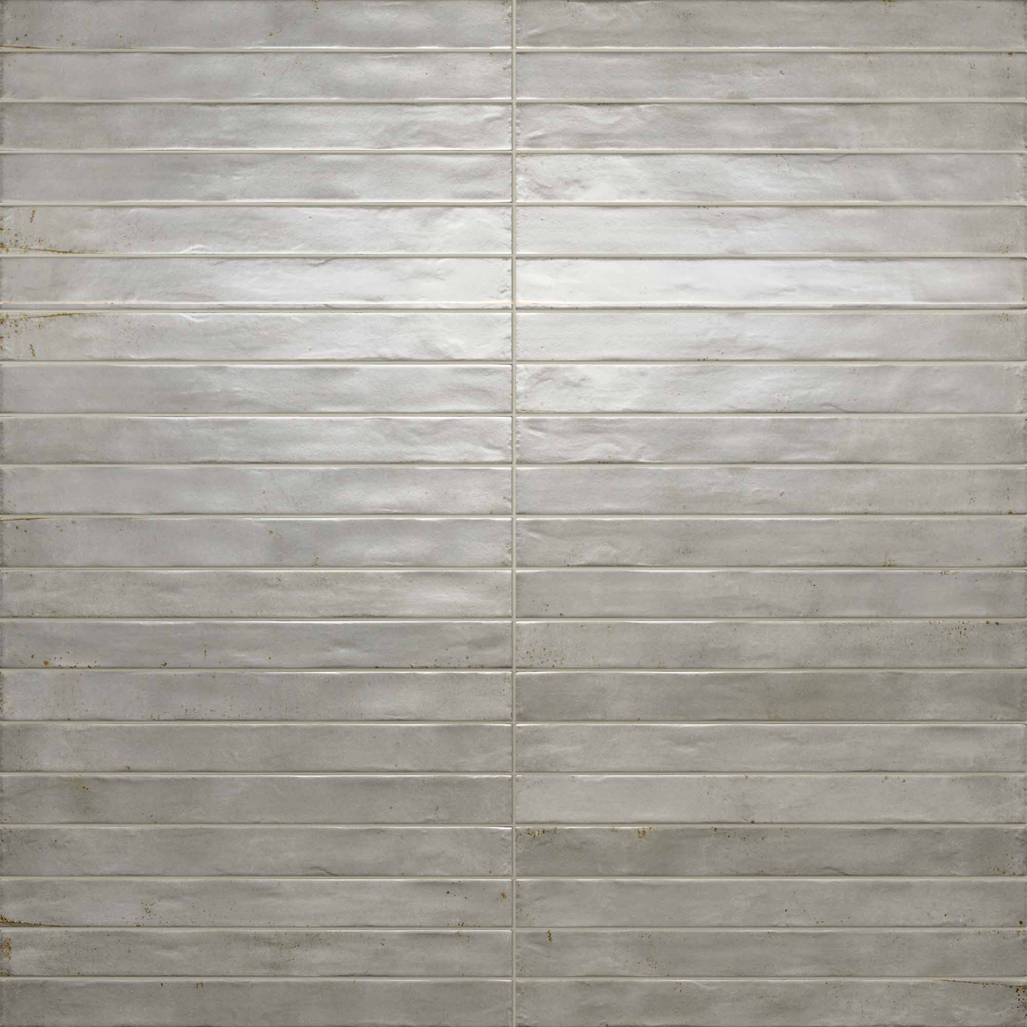 graffiti light grey brick porcelain wall tile 4.8x45cm matt
