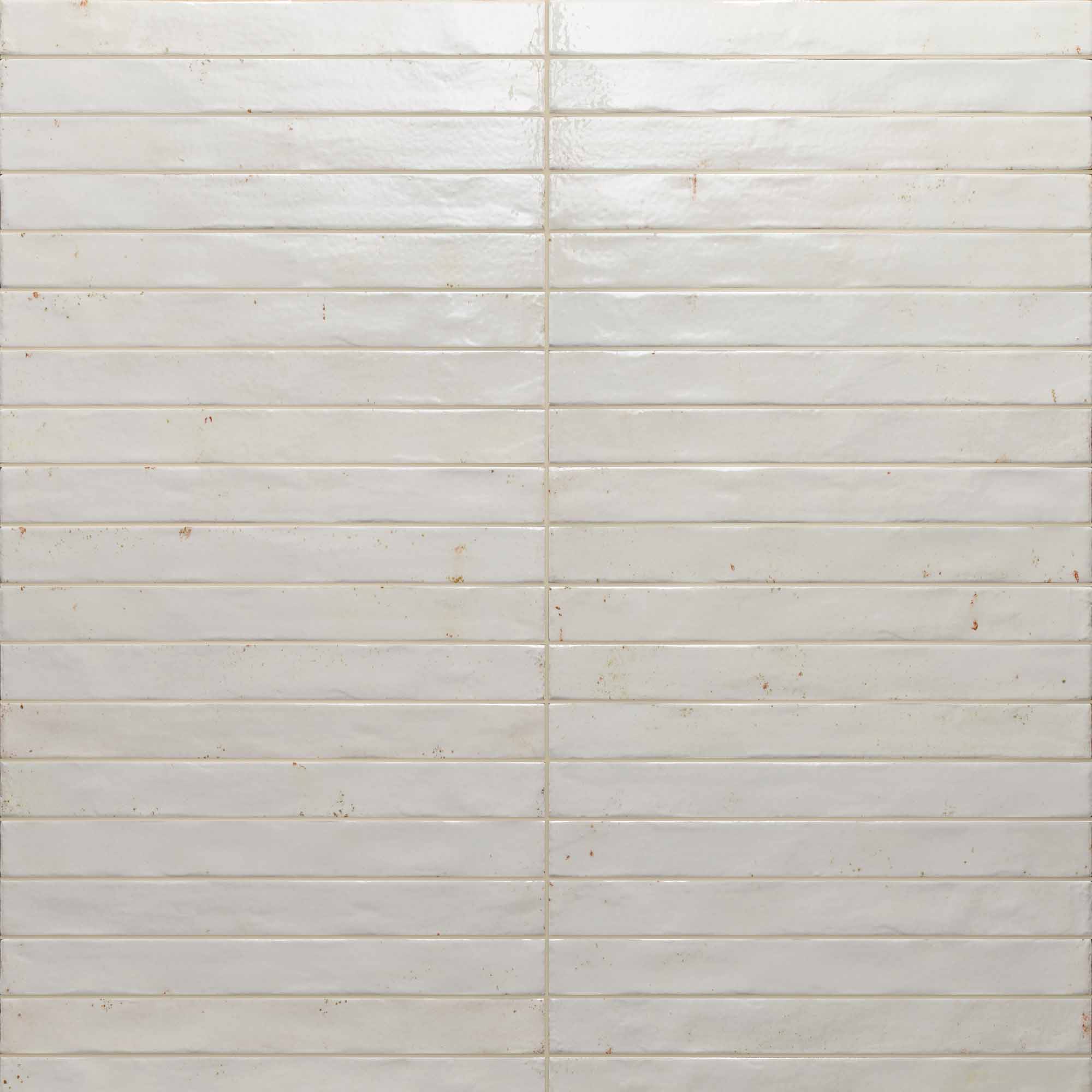 graffiti white porcelain wall tile 4.5x45cm matt