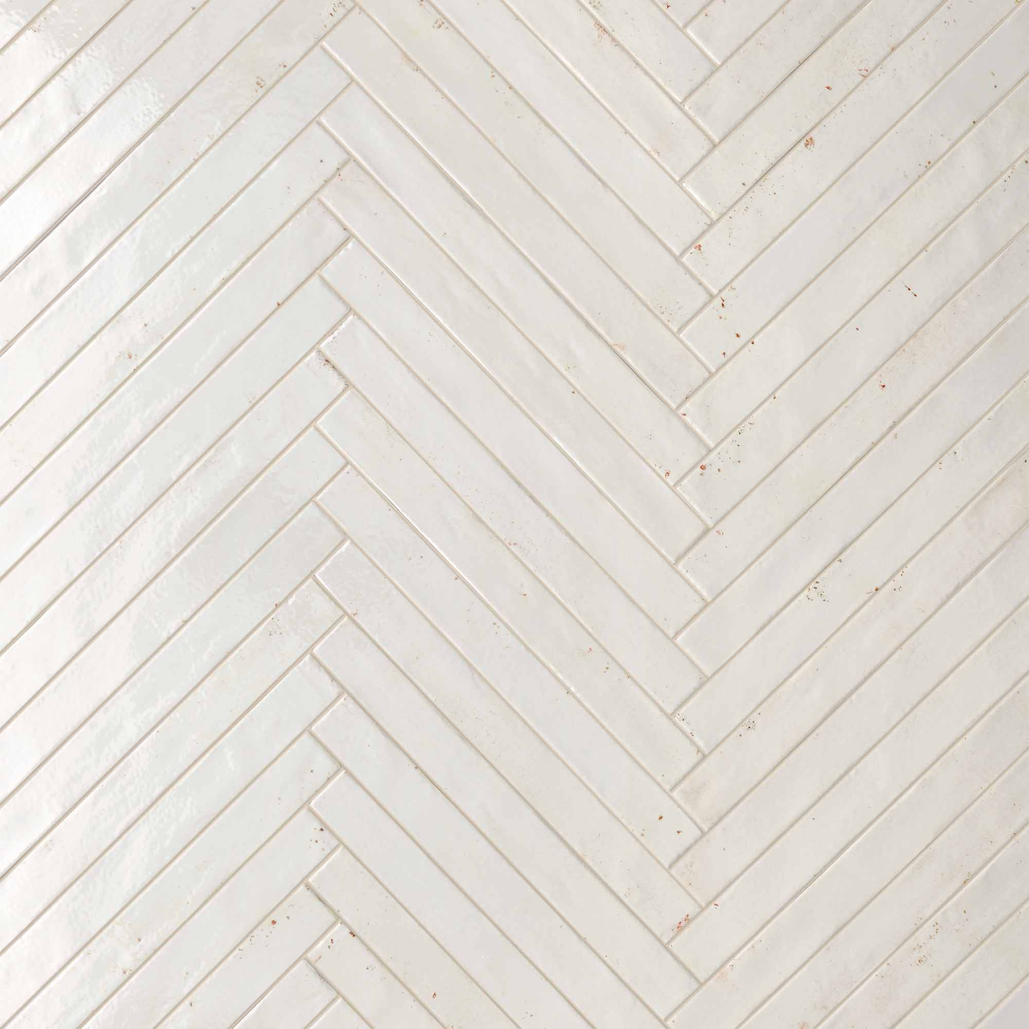 graffiti white porcelain wall tile 4.5x45cm matt herringbone