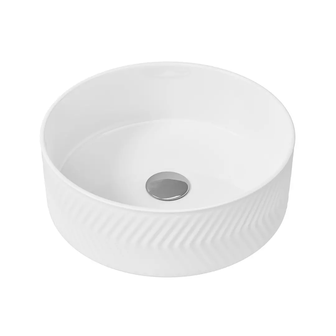 Granlusso Chevron Countertop Basin Round